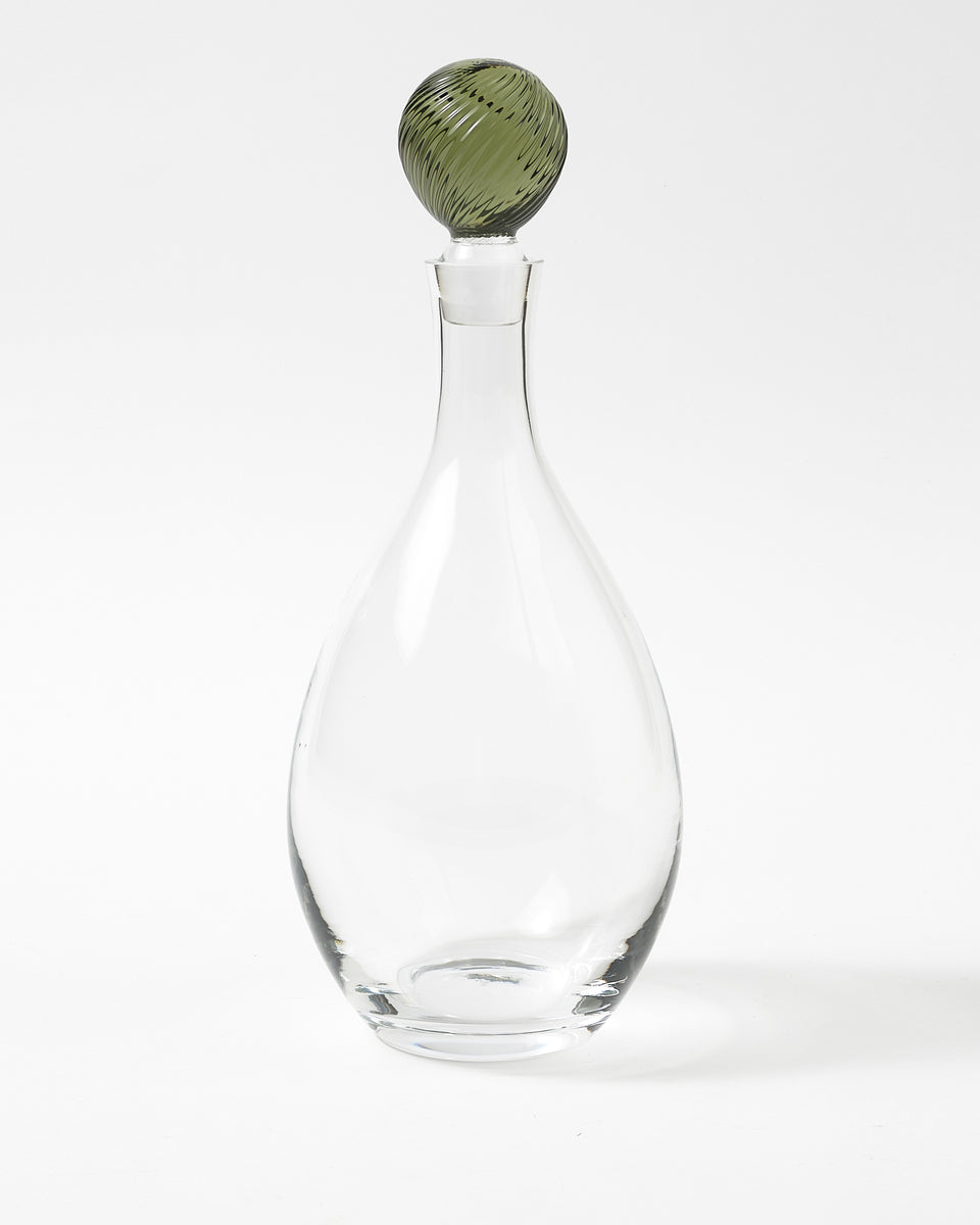 Demetra Water Glass, Green