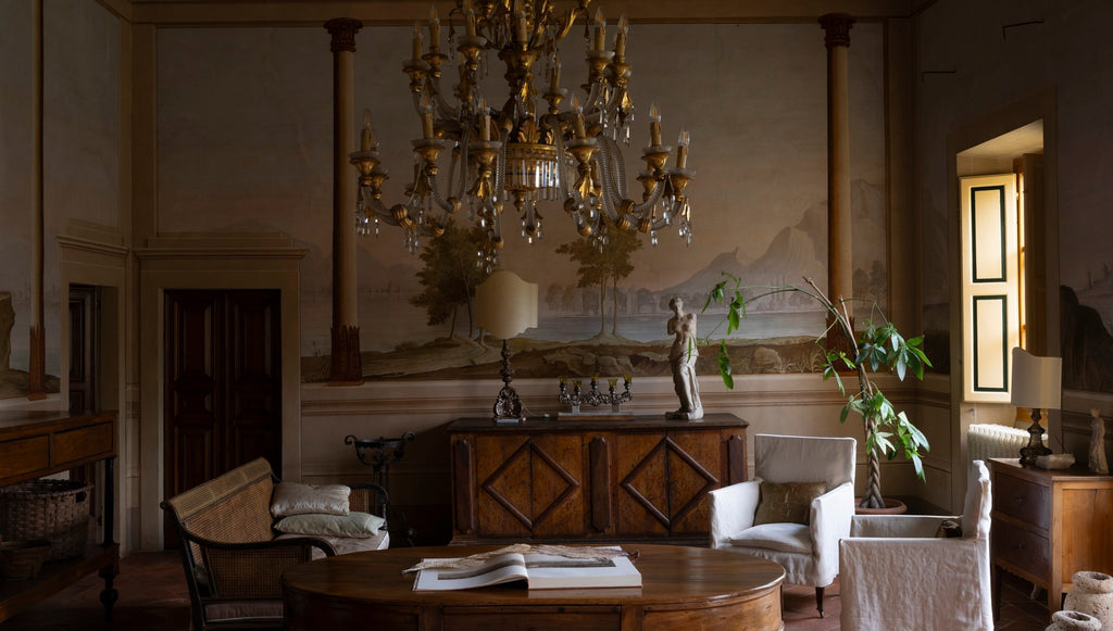 An 18th century Tuscan villa sensitively restored by an Iowa-born designer