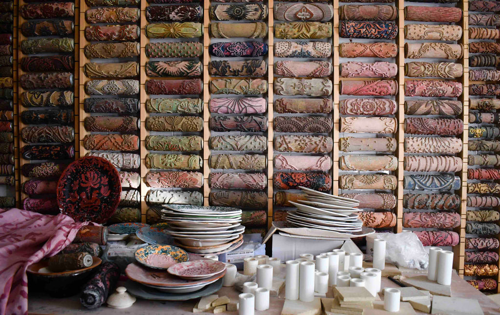 Painting Plates: Inside Zsuzsanna Nyul's beautiful studio in Hungary