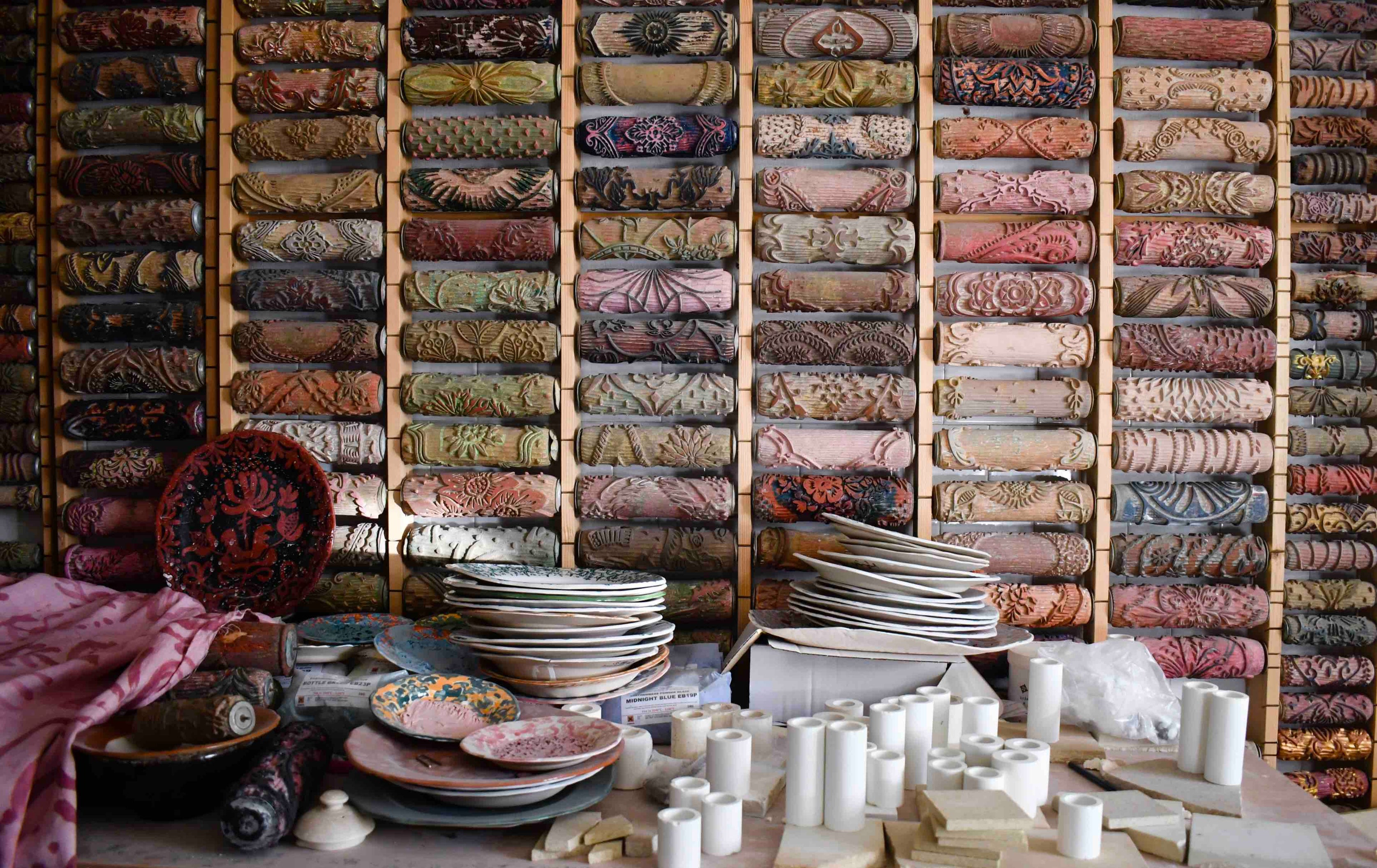 Painting Plates: Inside Zsuzsanna Nyul's beautiful studio in