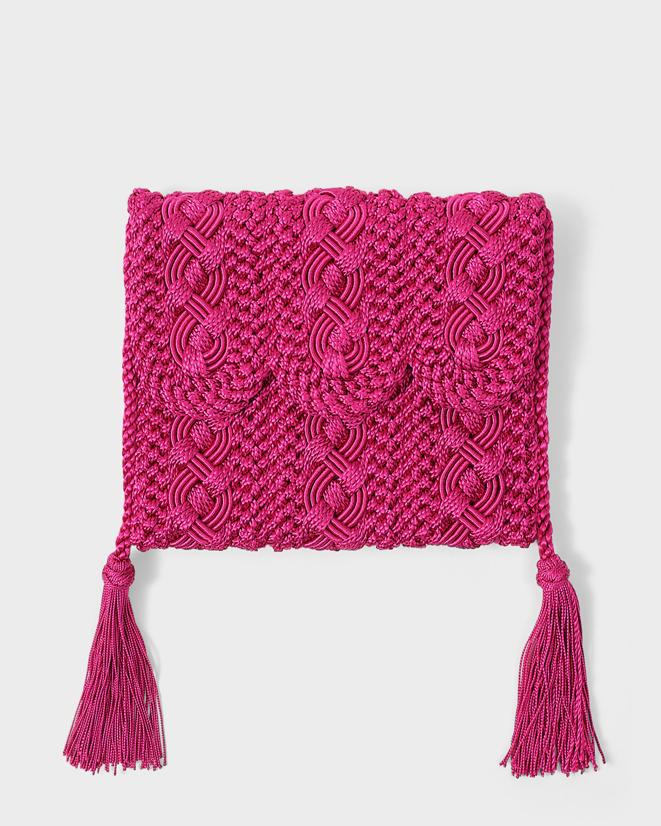 Majorelle Sabra Silk Braided Purse