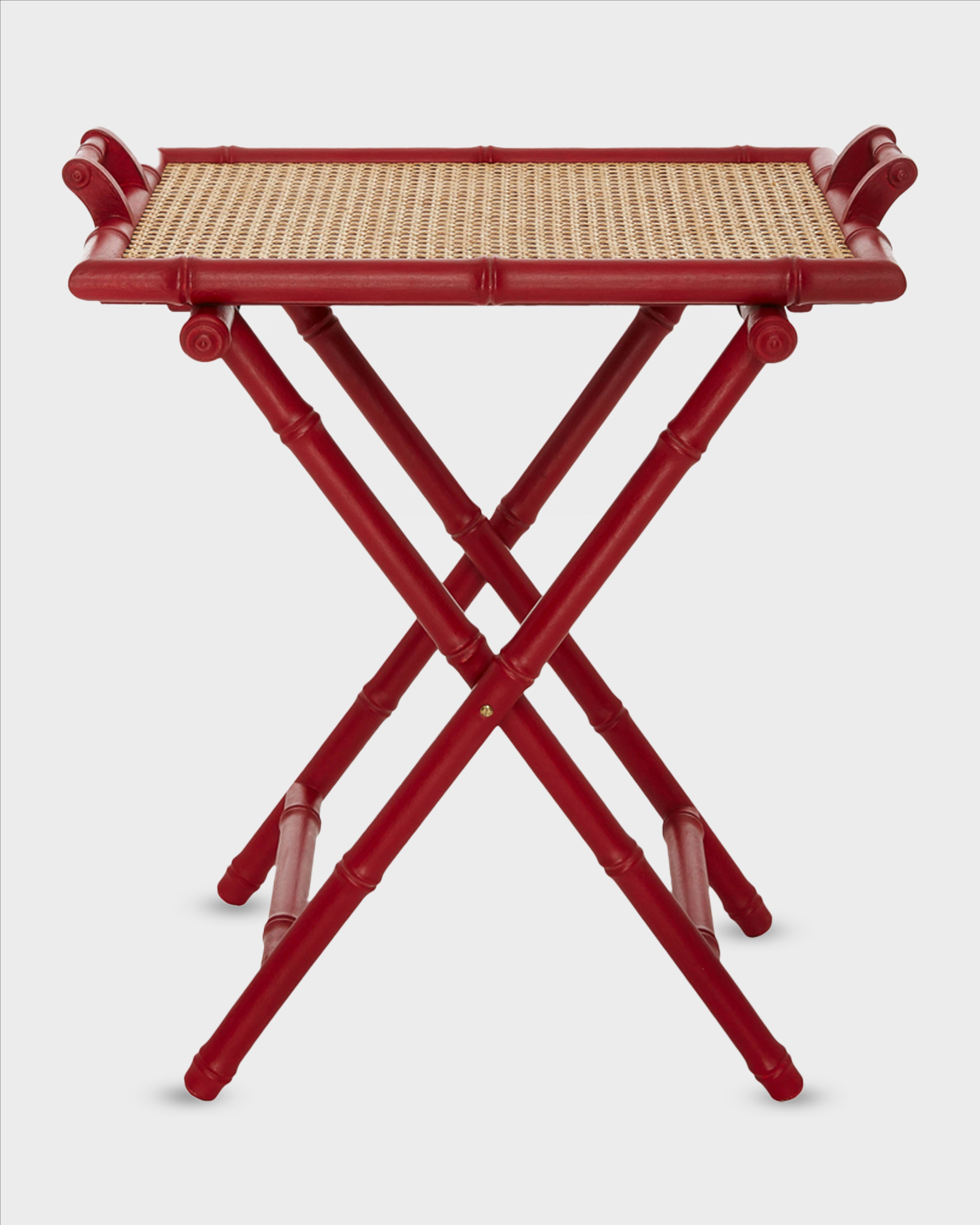Folding Tray Table Red – Cabana Magazine