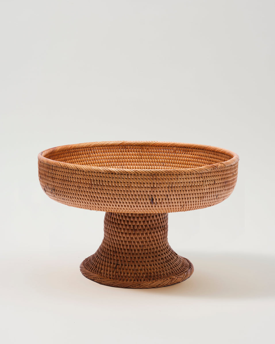Vimini Woven Fruit Stand, Medium