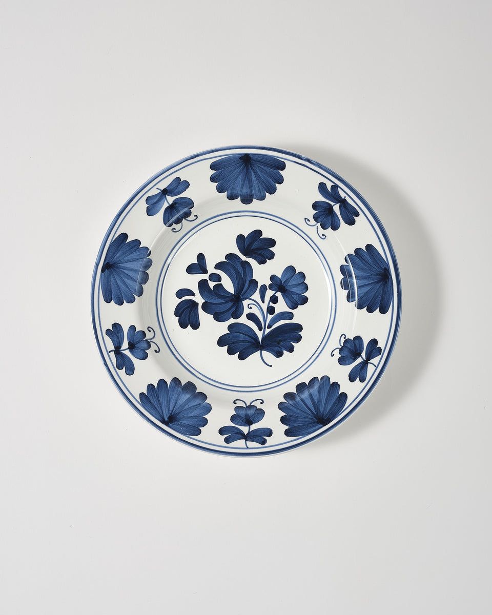 CABANA Blossom Soup Plate, Midnight Blue