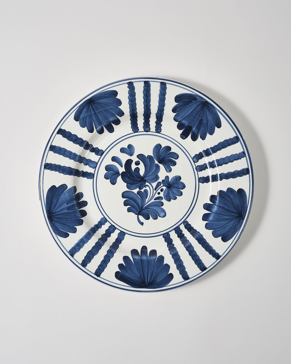 CABANA Blossom Dinner Plate, Midnight Blue