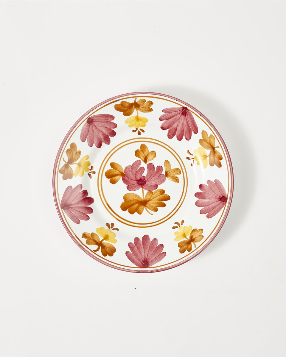 Blossom Dessert Plate Yellow