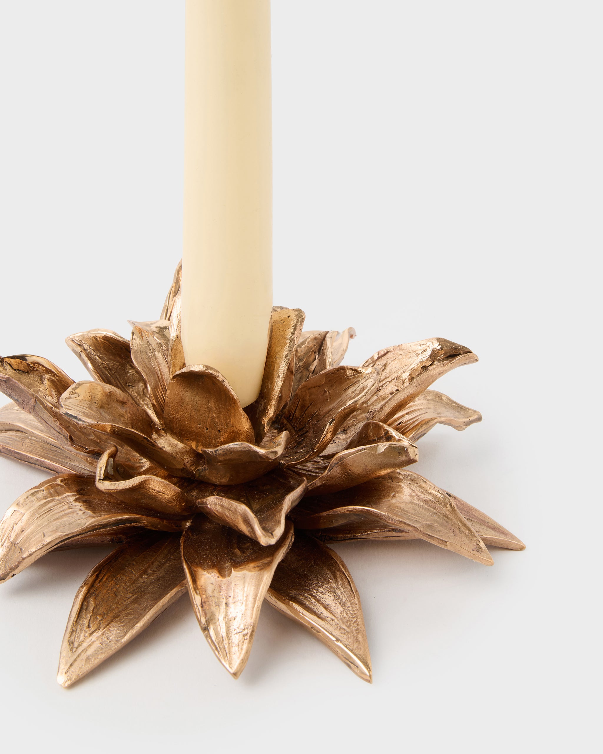 Dalia Bronze Candle Holder by Osanna Visconti, Large – Cabana Magazine