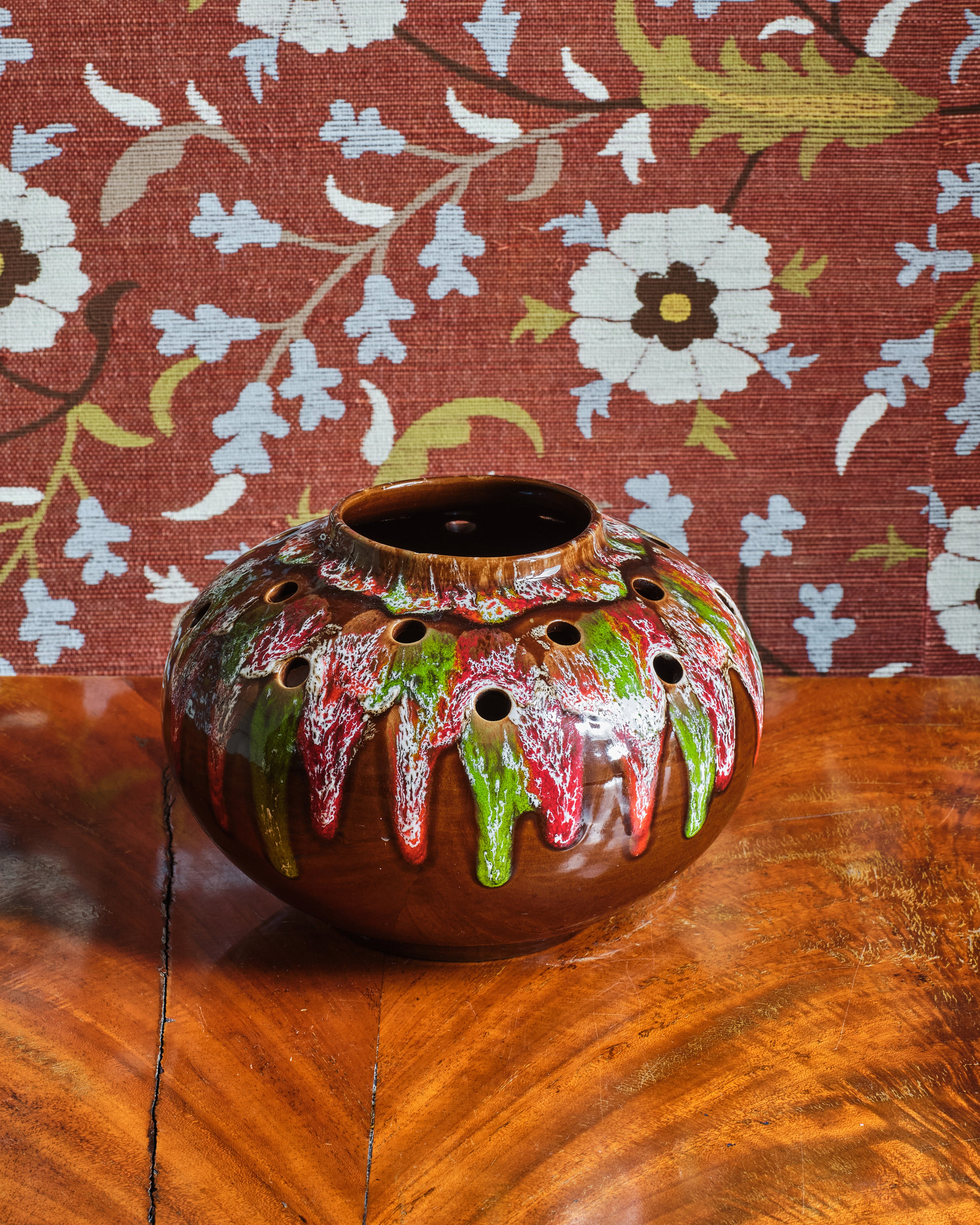 Teresa Missoni Vintage Marbled Glazed Vase