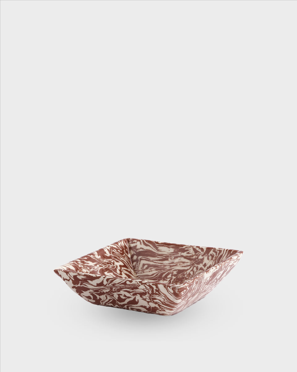Marbled Mini Vide Poche, Natural | David Hicks Collection | Cabana Magazine