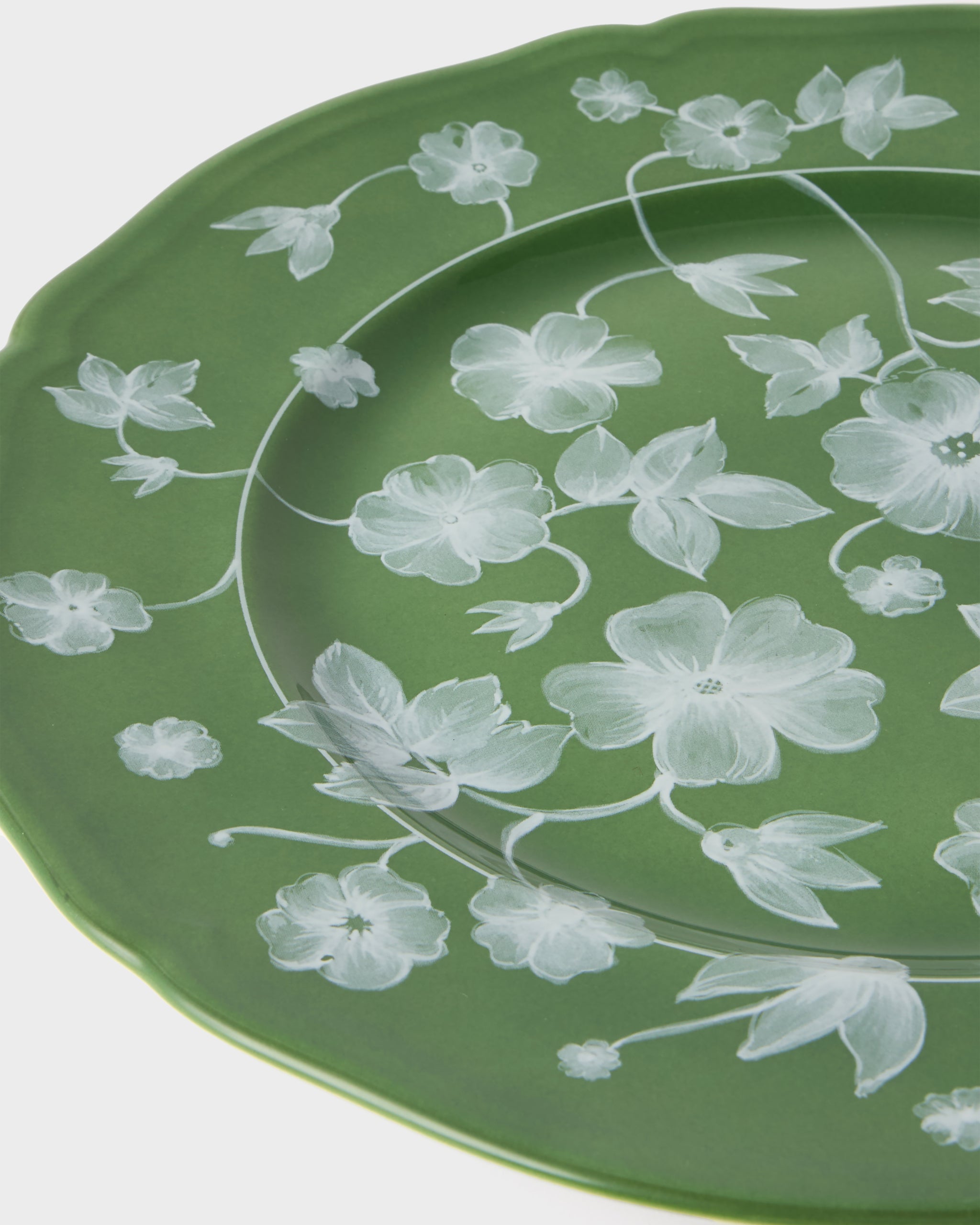 Floral Charger Green by Ginori 1735 – Cabana Magazine