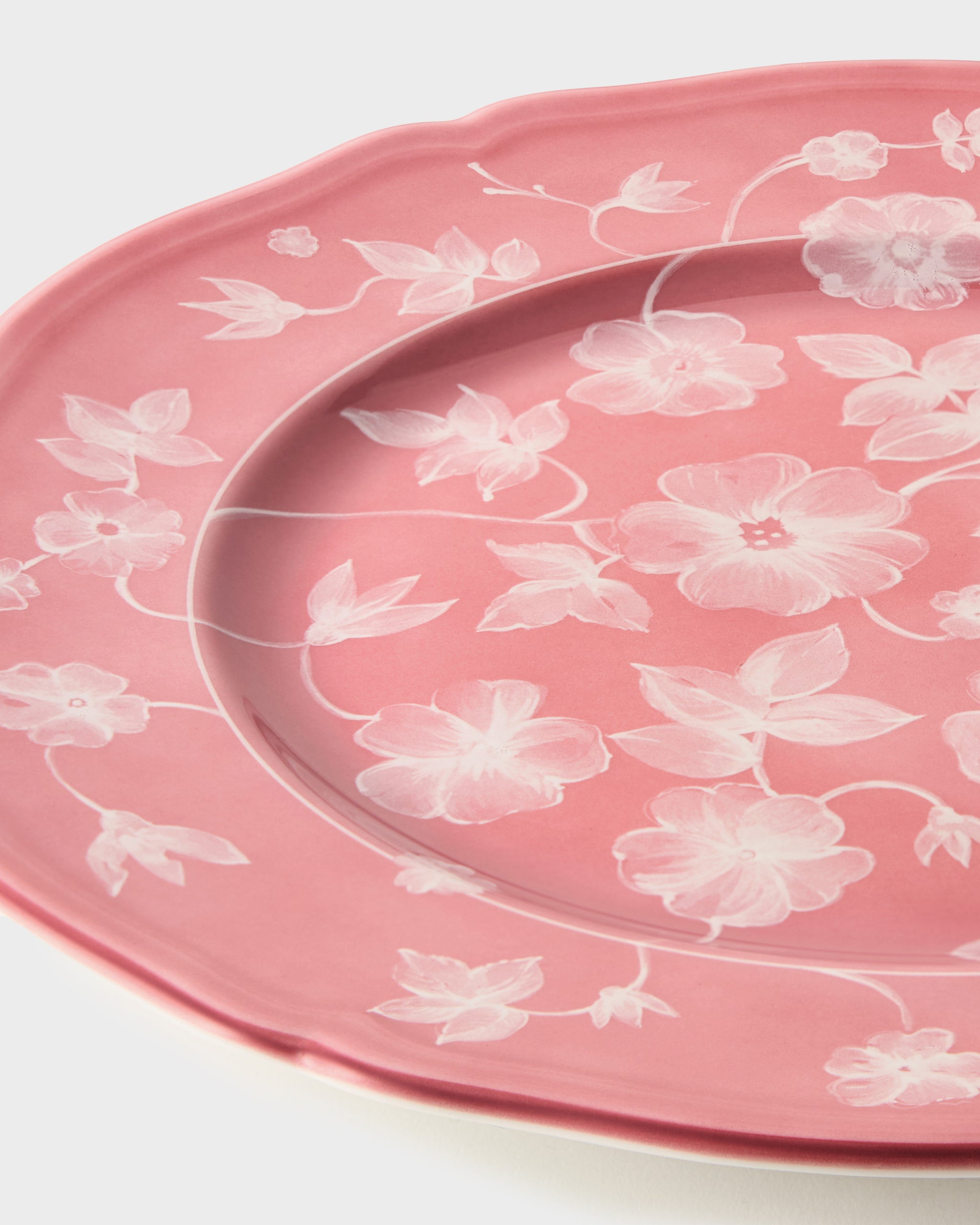 新品　Richard Ginori selectpenguin_rinkurougama-015 29cm 花柄 波形皿 食器