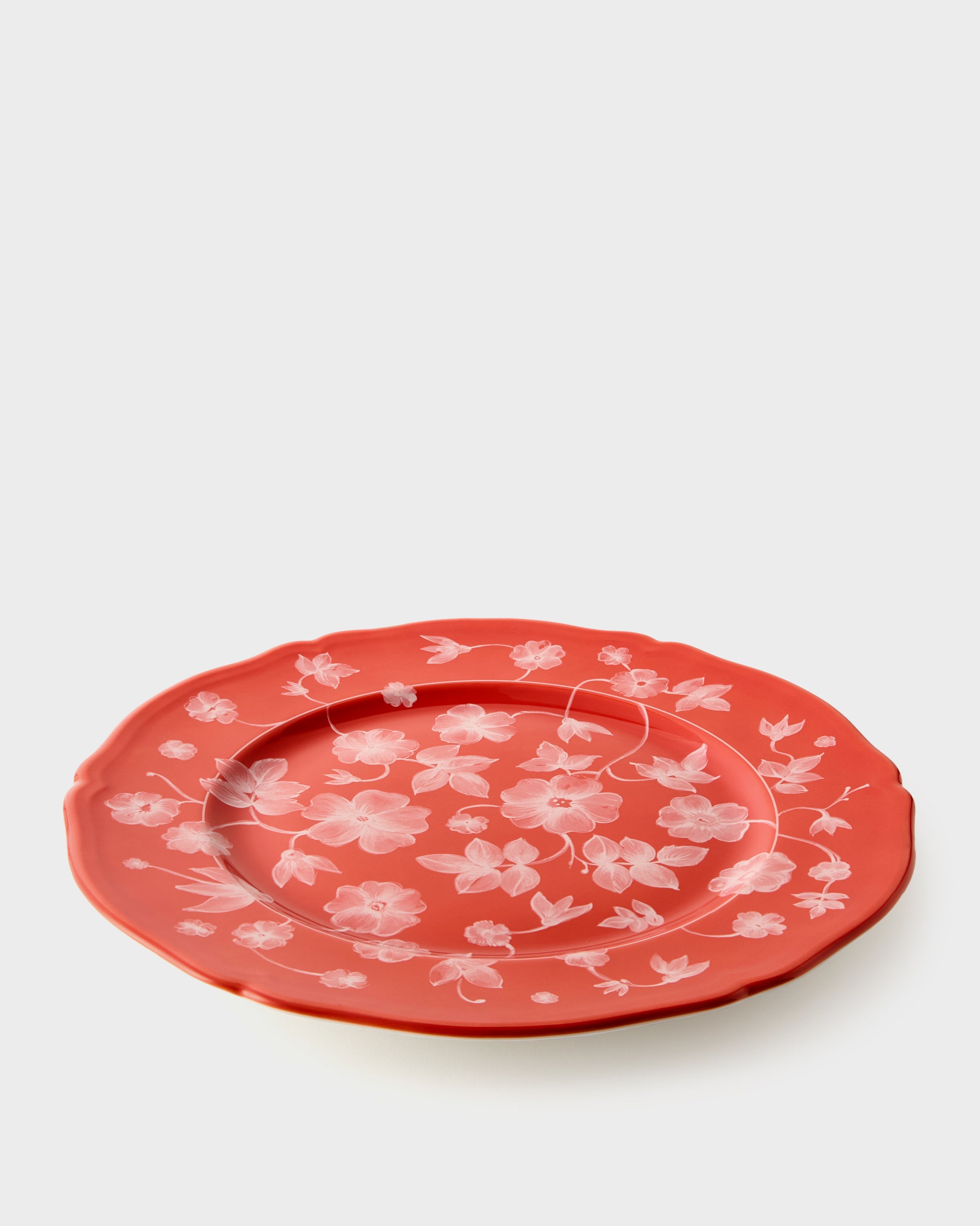 Floral Charger Red by Ginori 1735 – Cabana Magazine