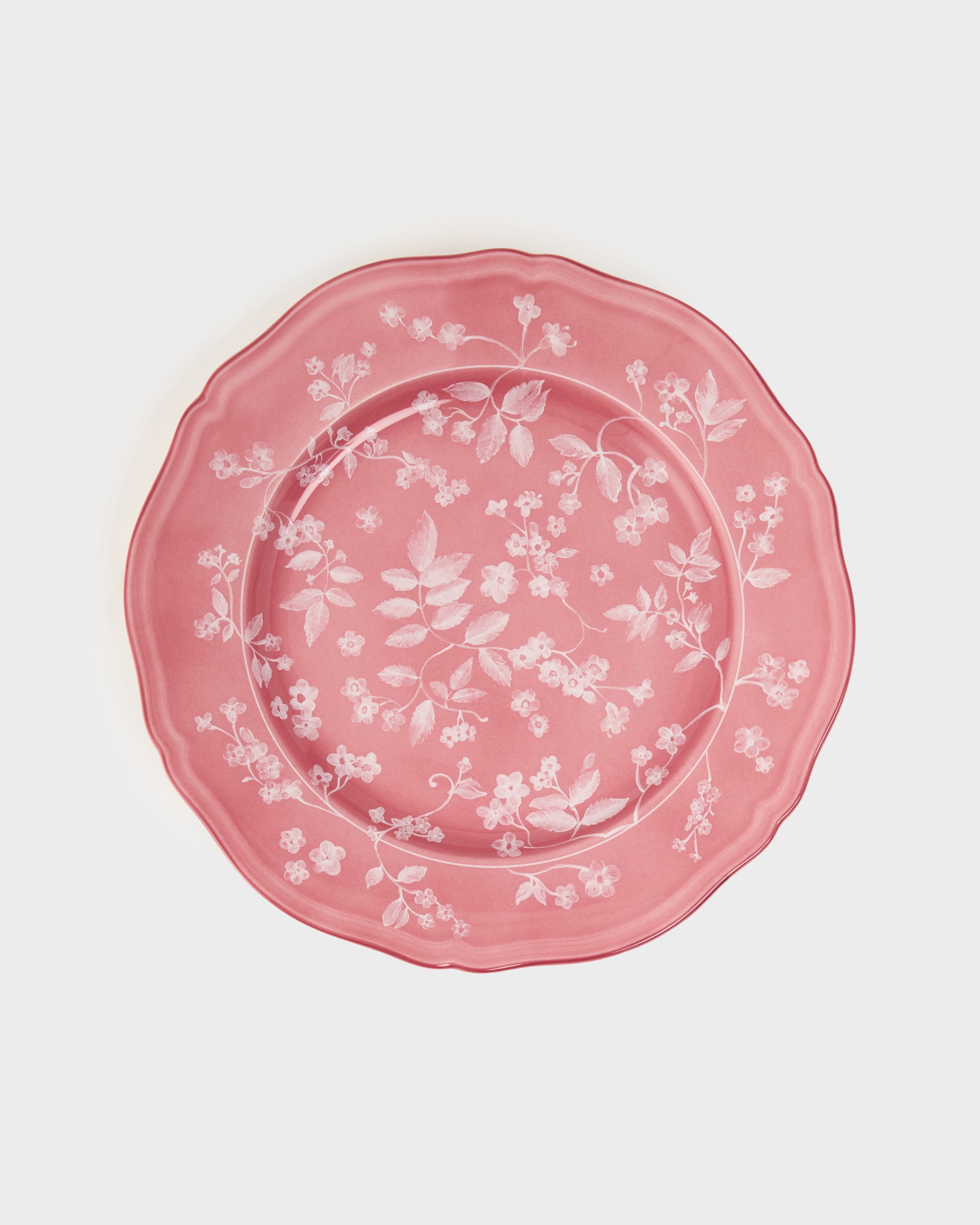 Floral Charger Plate Pink by Ginori 1735 – Cabana Magazine
