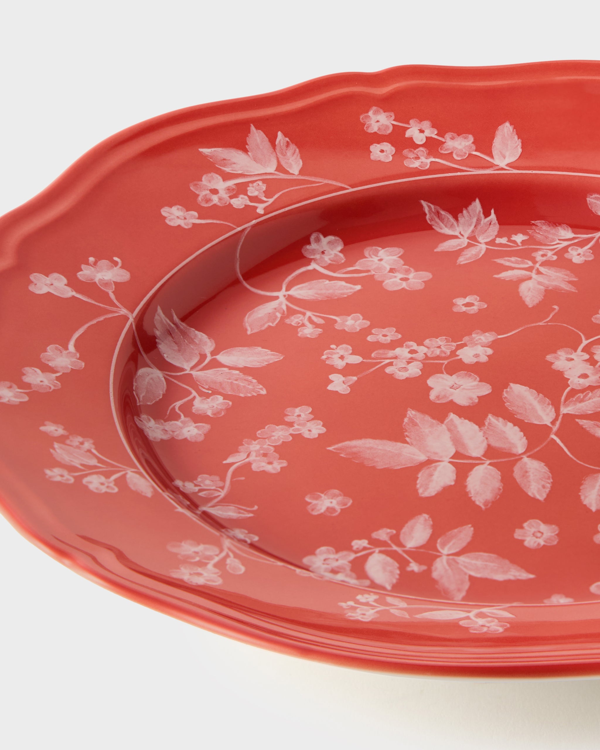 Floral Dinner Plate Red by Ginori 1735 – Cabana Magazine