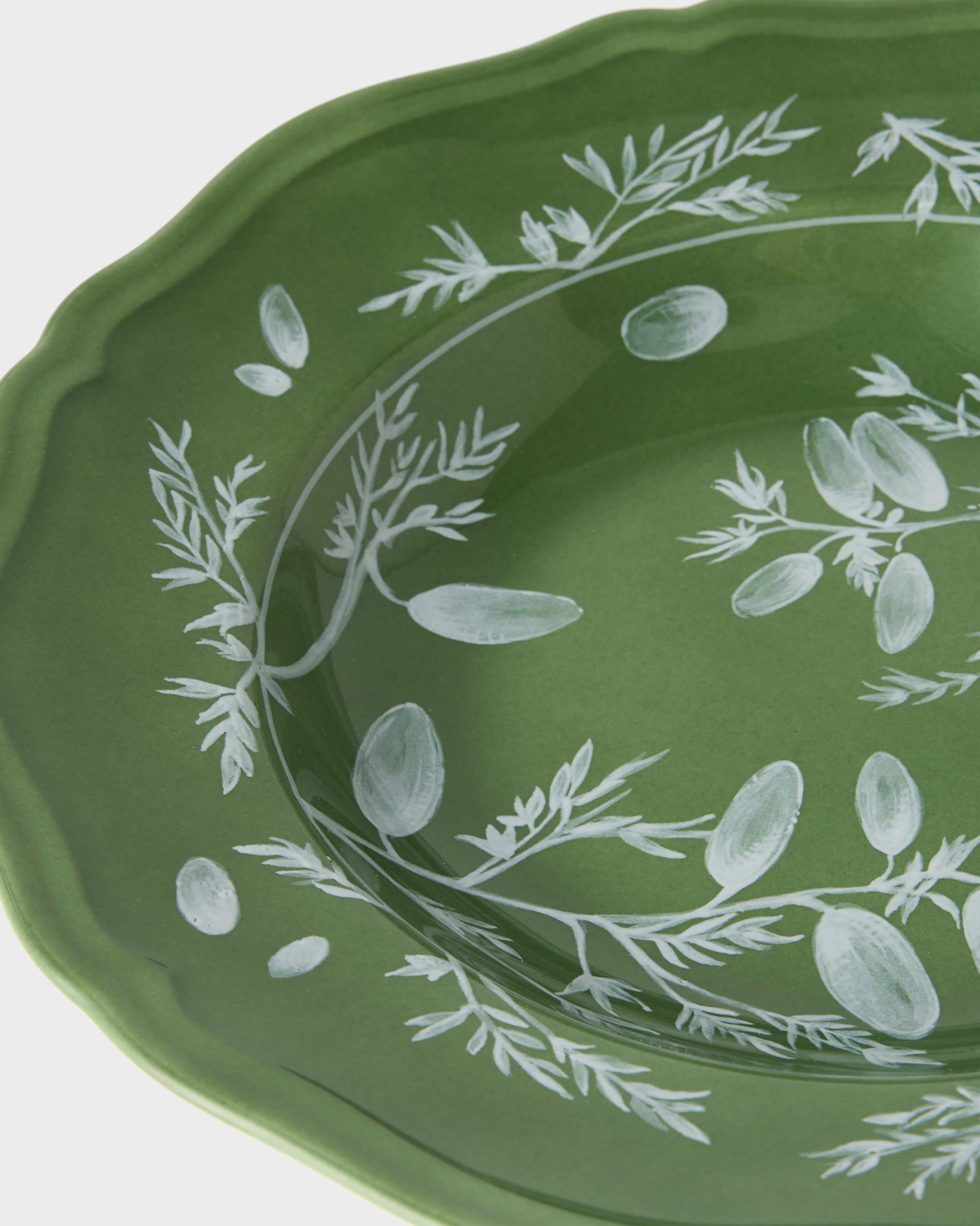 Floral Soup Plate Green by Ginori 1735 – Cabana Magazine