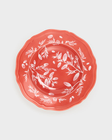 Floral Soup Plate Red by Ginori 1735 – Cabana Magazine