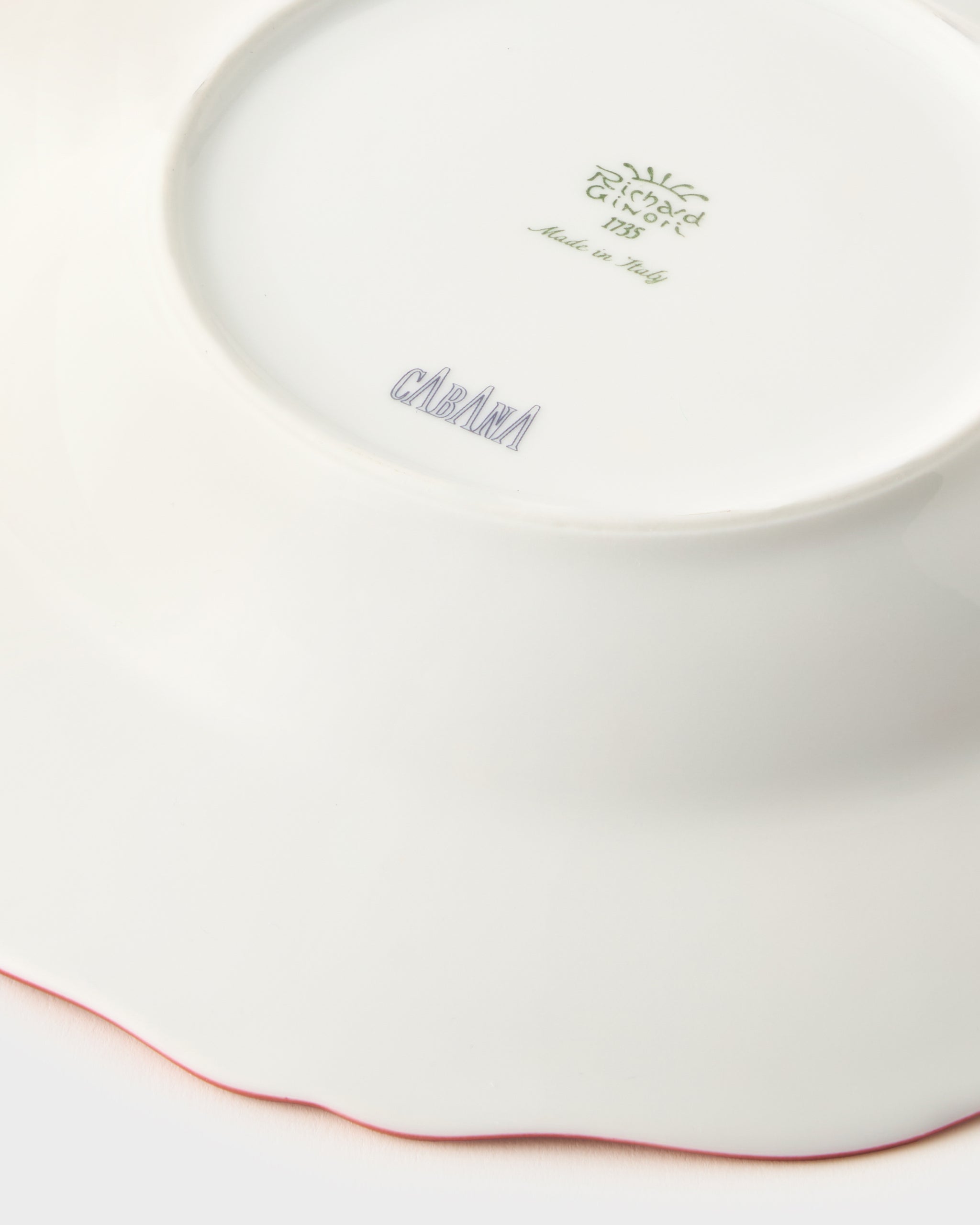 Floral Soup Plate Red by Ginori 1735 – Cabana Magazine