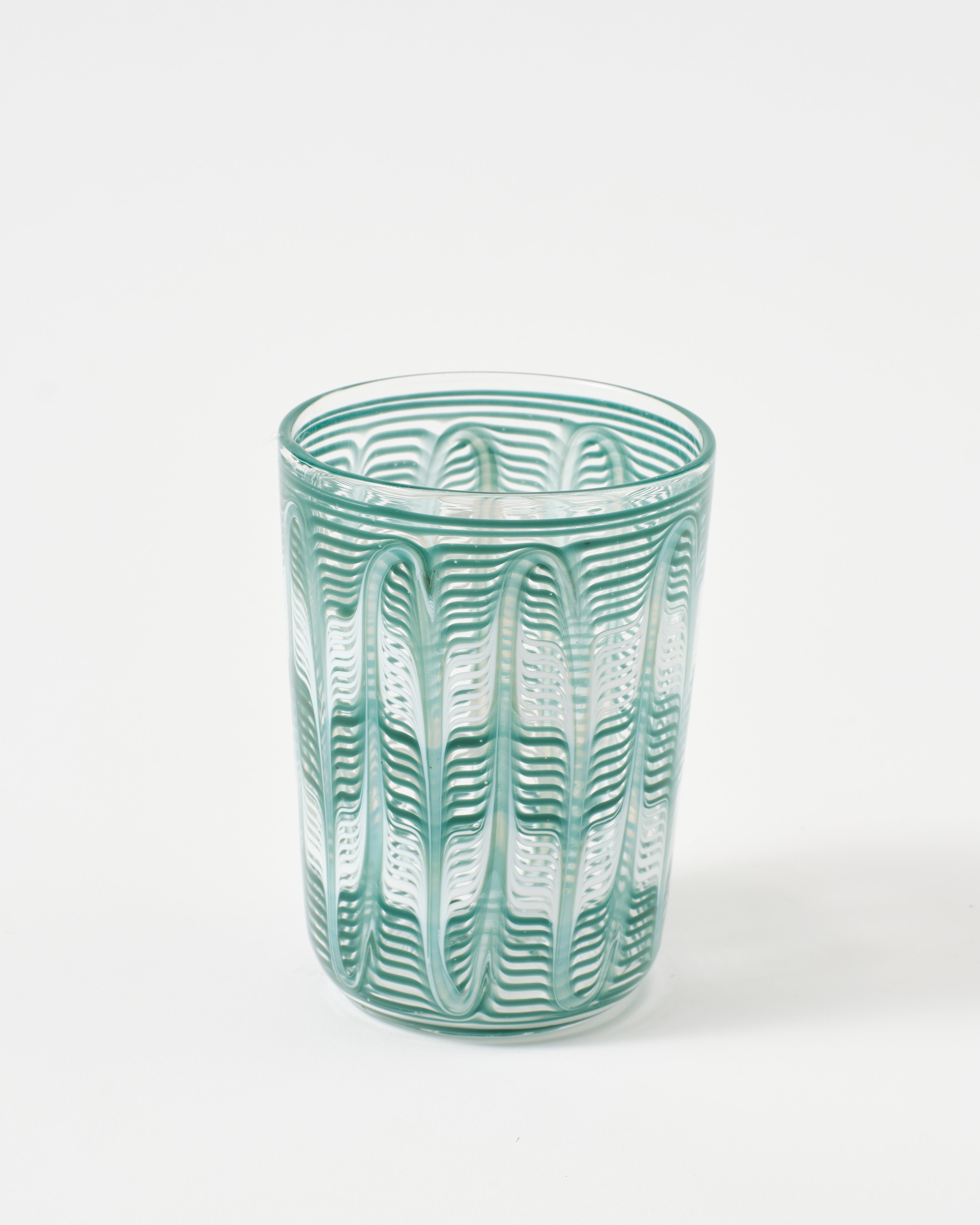 D'Ascoli Donatello Tumblers,Turquoise (Set of 8)