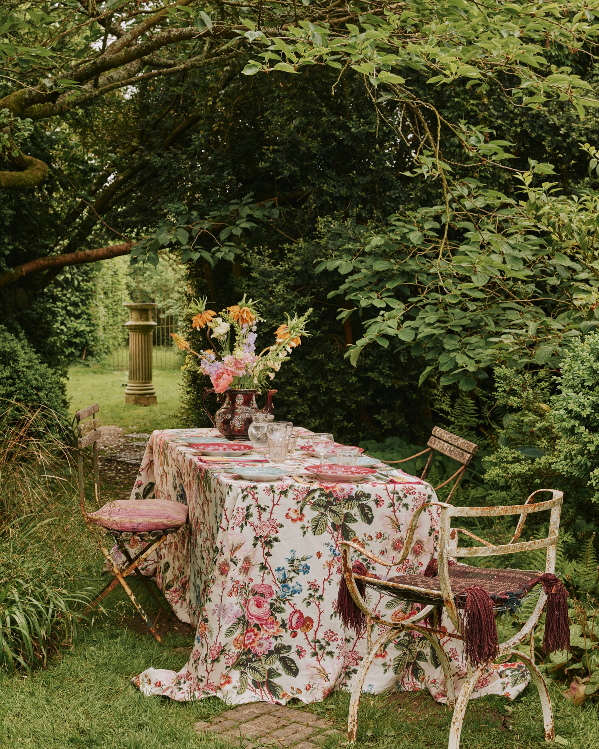 Decora 43 カホン　Decora 43(ST-4702 nb) D'Ascoli Adoria Tablecloth – Cabana Magazine