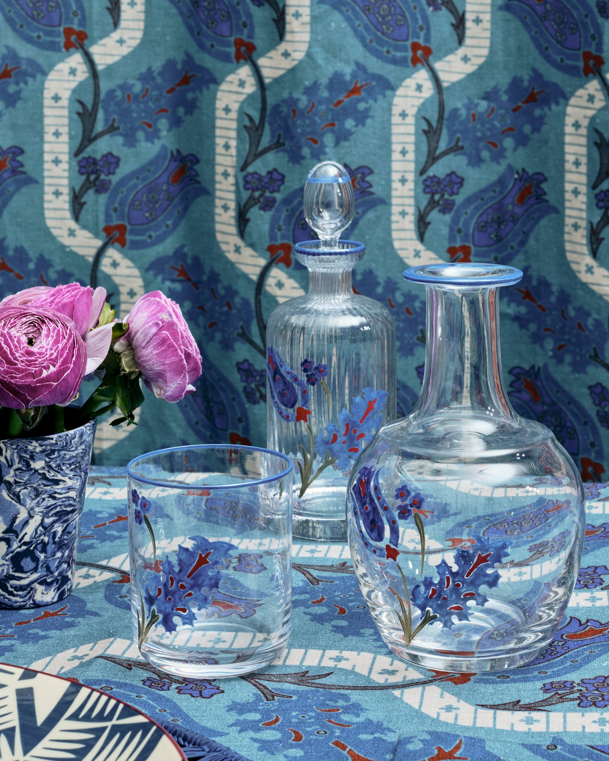 Murano Topkapi Hand-Painted Oil Bottle – Cabana Magazine