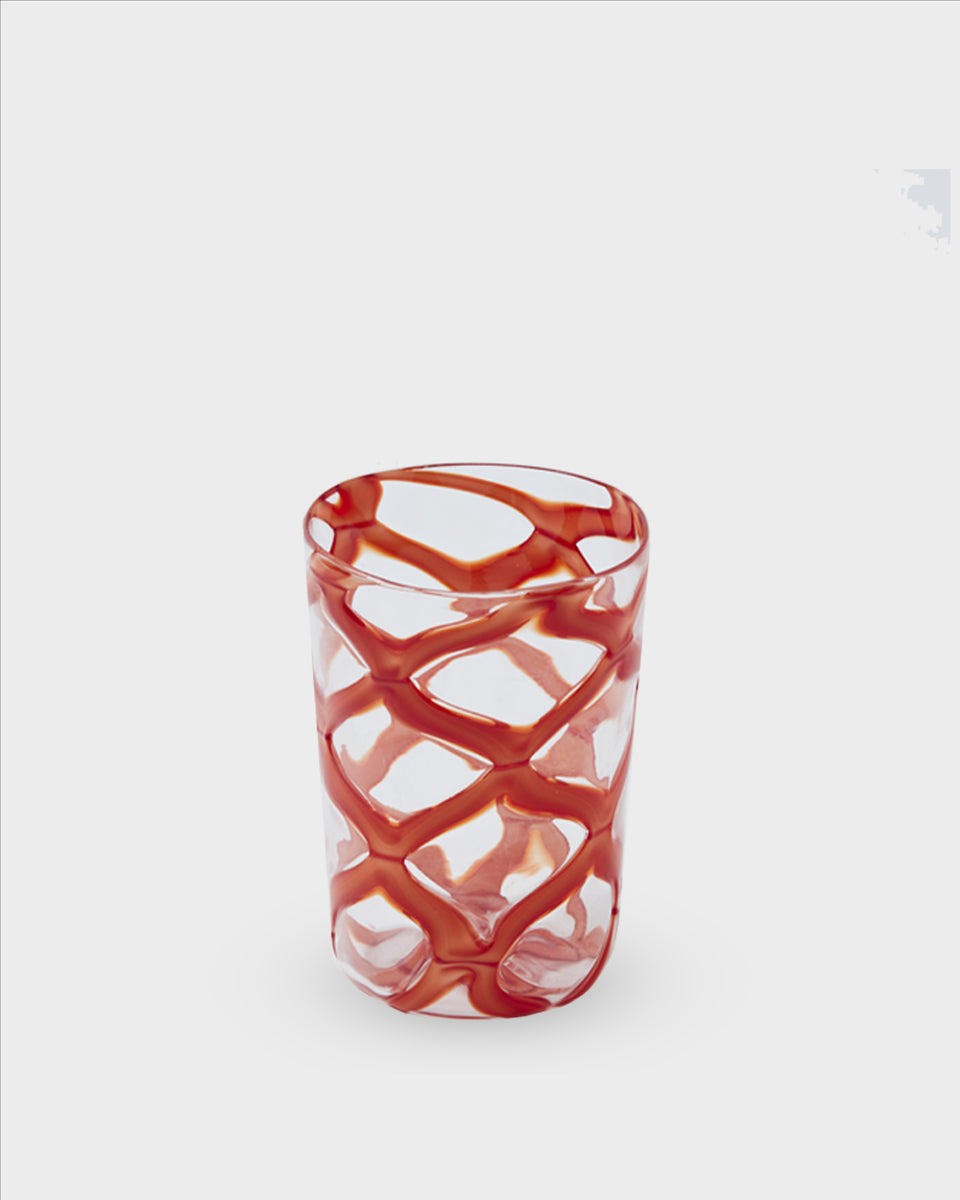 Doge Water Glass, Red