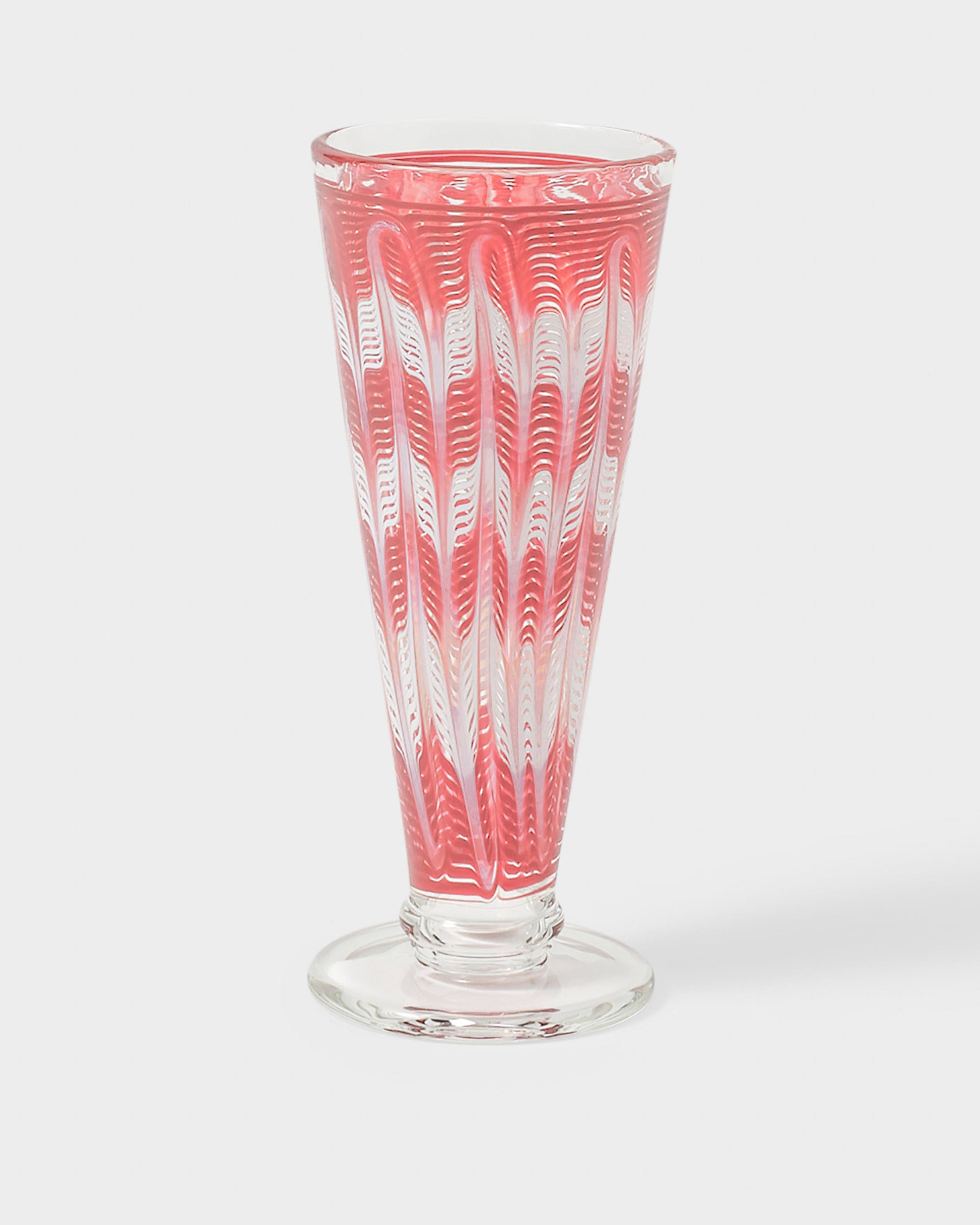 DAscoli Donatello Flute Glasses Ruby