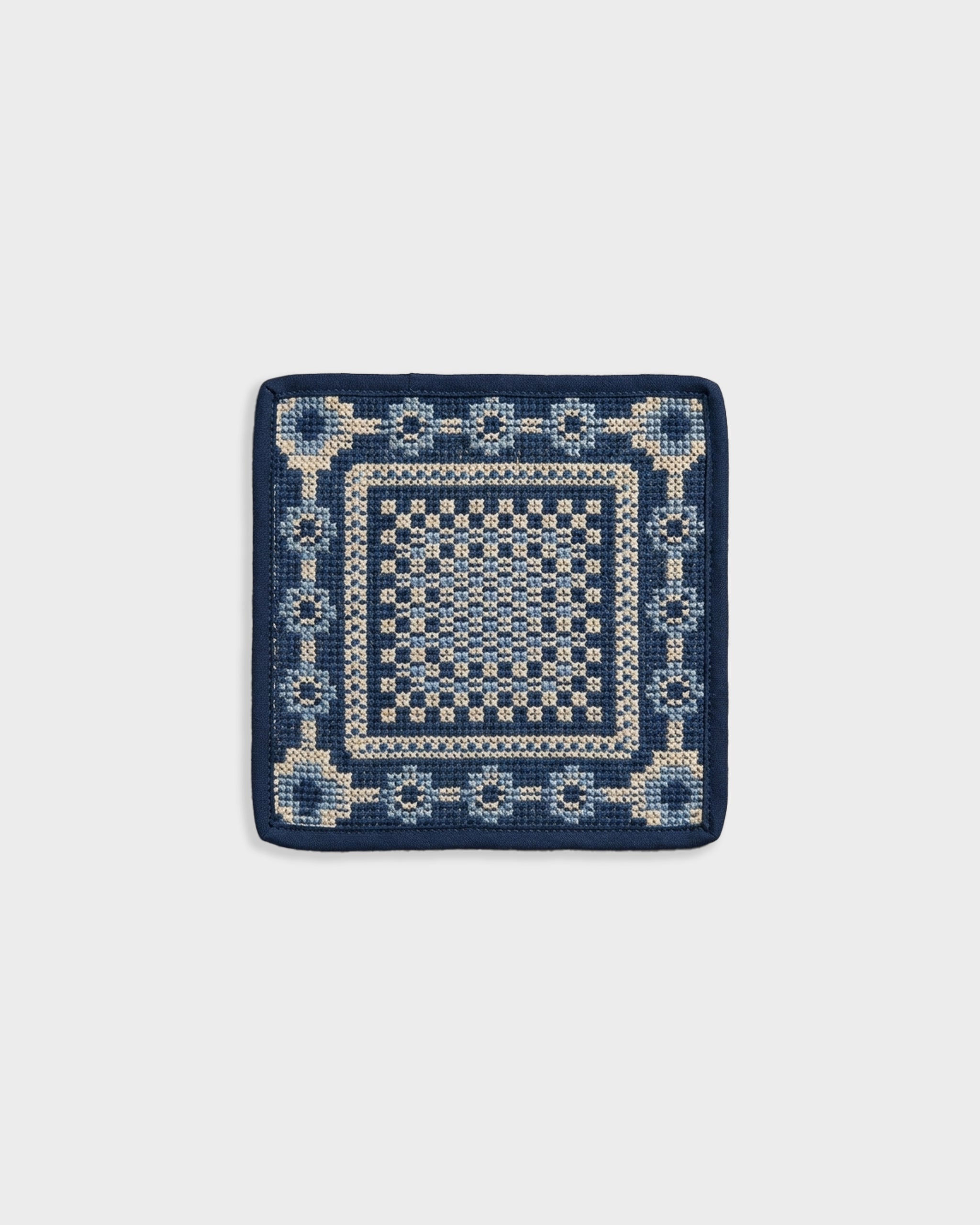 Ralph Lauren Home x Cabana, Edgecombe Needlepoint Cocktail Napkins