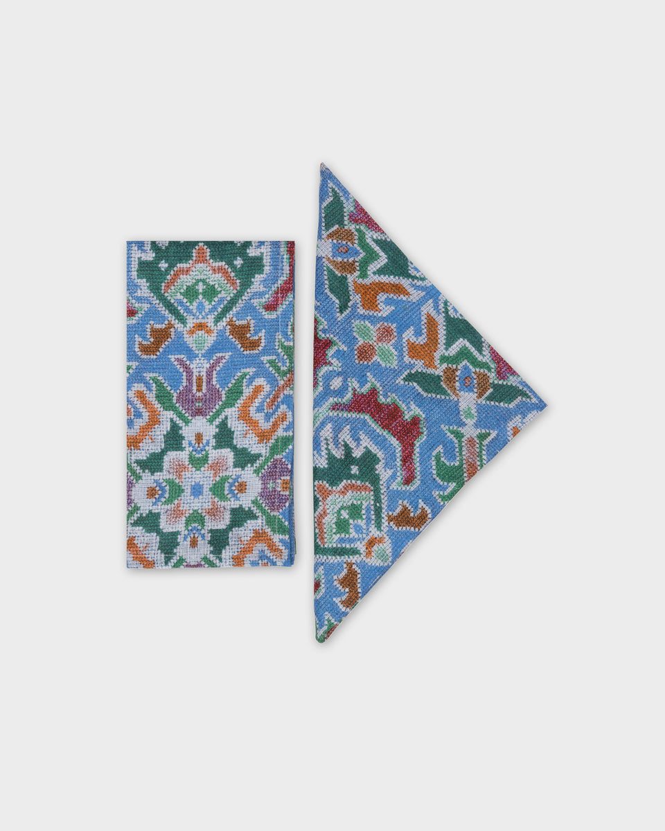 CABANA Fiamma Blue Napkins - Set of 4