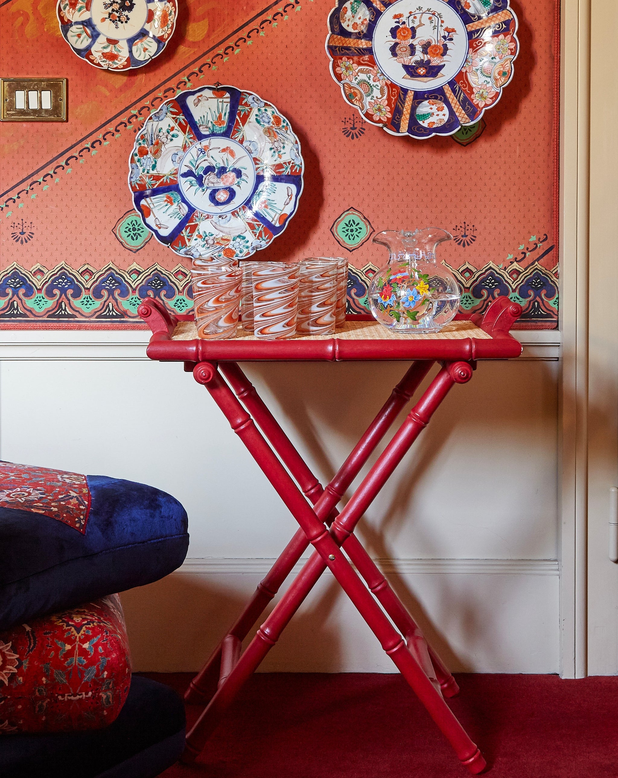 Folding Tray Table Red Cabana Magazine