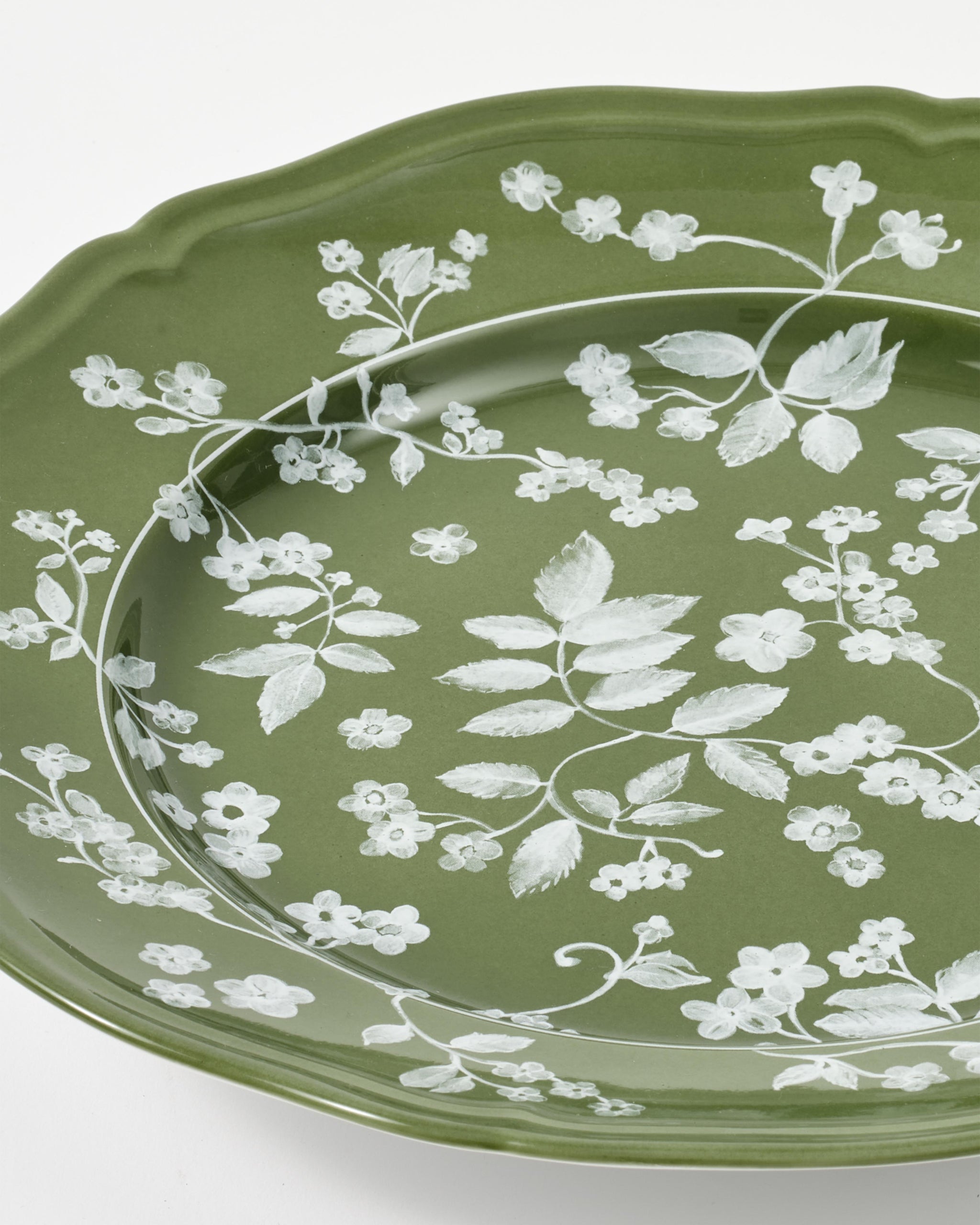 Floral Dinner Plate Green by Ginori 1735 – Cabana Magazine