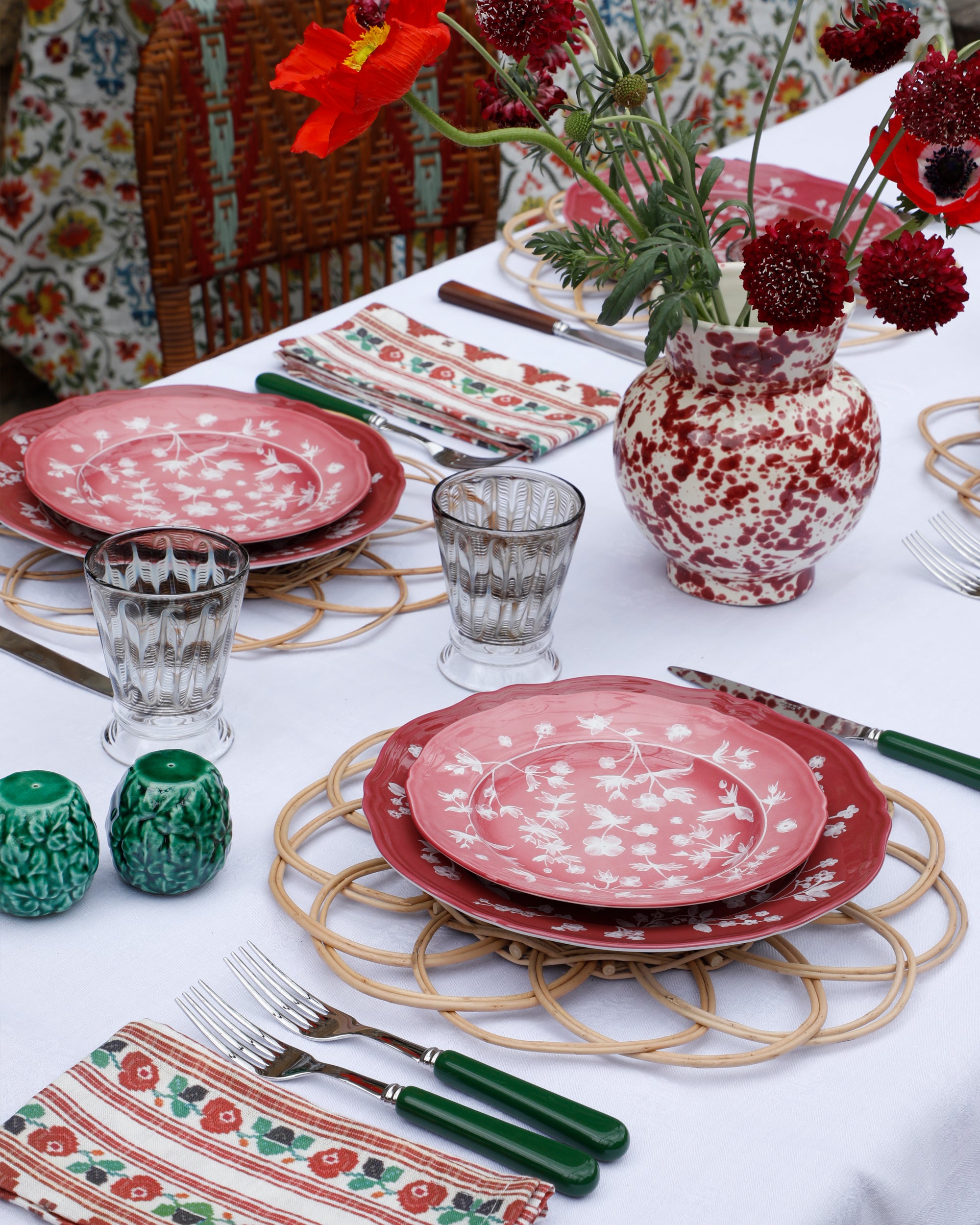 Floral Dessert Plate Pink by Ginori 1735 – Cabana Magazine