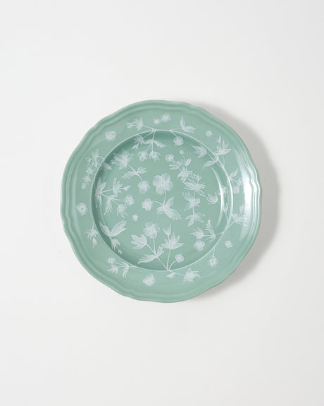 Floral Dessert Plate Sage by Ginori 1735 – Cabana Magazine