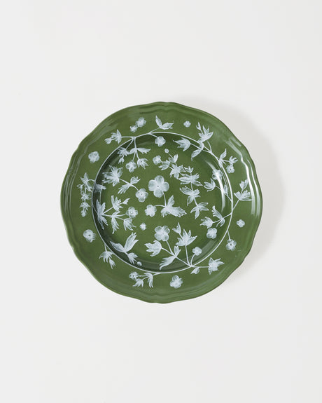 Floral Dessert Plate Green by Ginori 1735 – Cabana Magazine