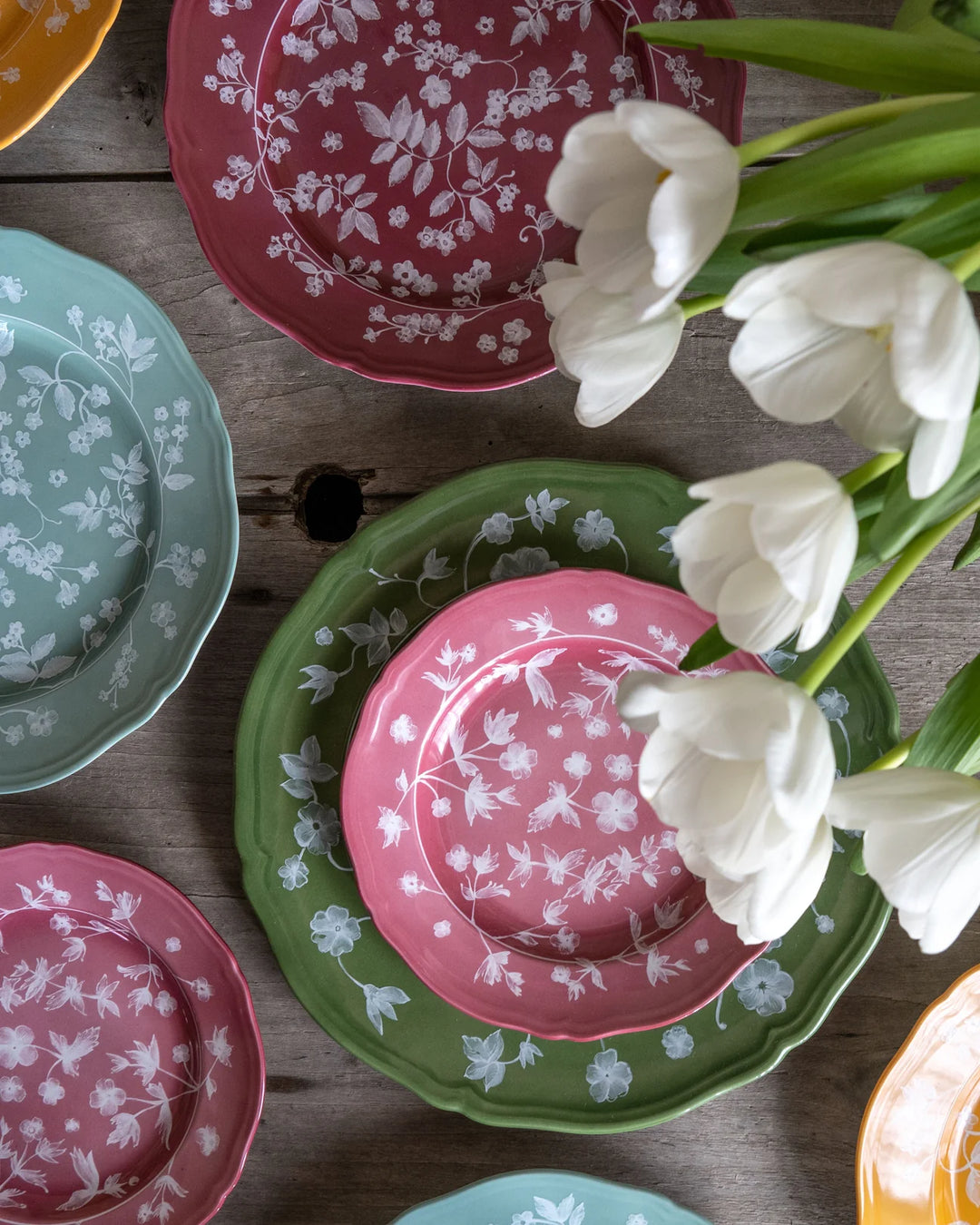 Floral Soup Plate Red by Ginori 1735 – Cabana Magazine Floral Soup Plate Red by Ginori 1735 – Cabana Magazine