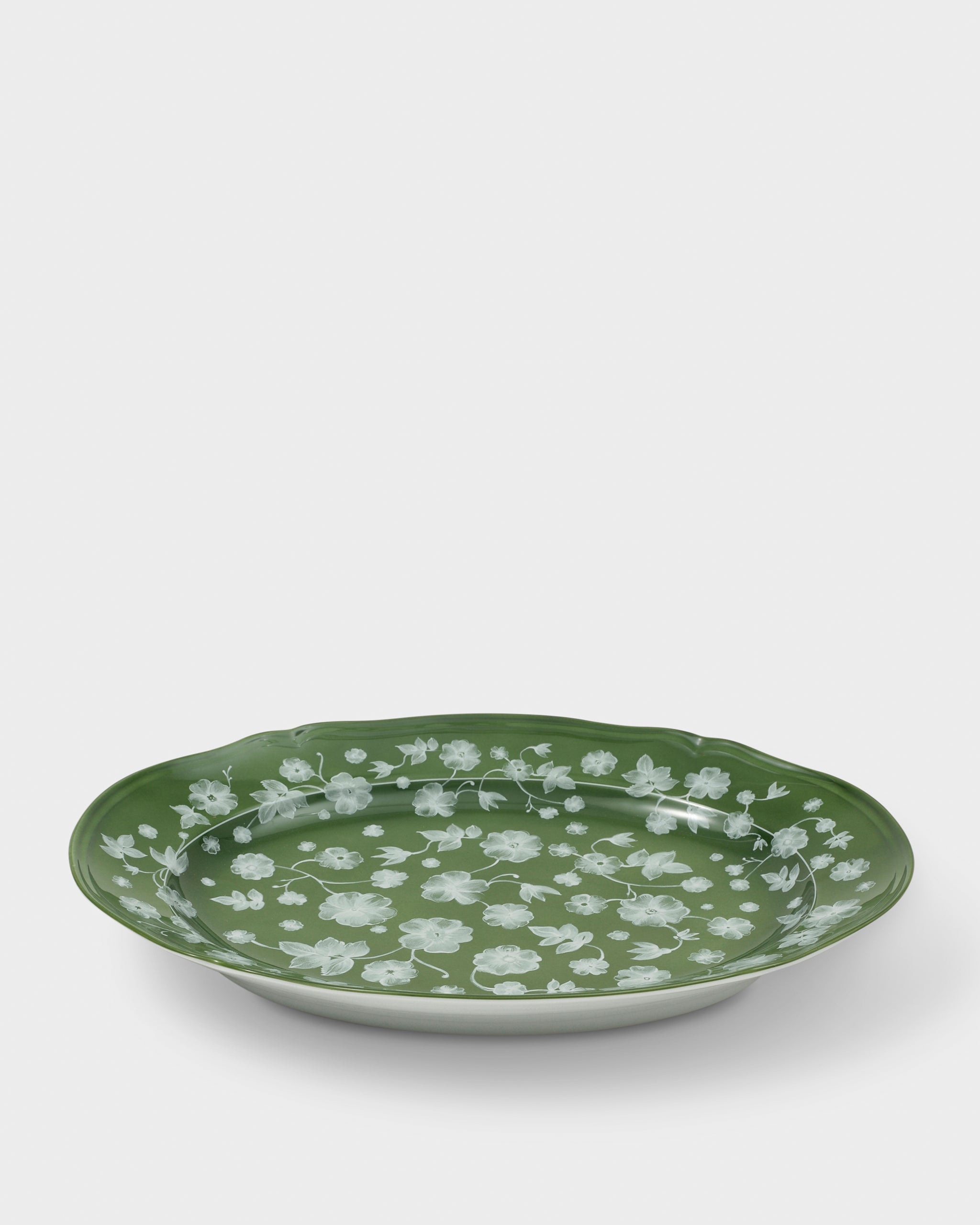 Floral Serving Plate Green by Ginori 1735 – Cabana Magazine