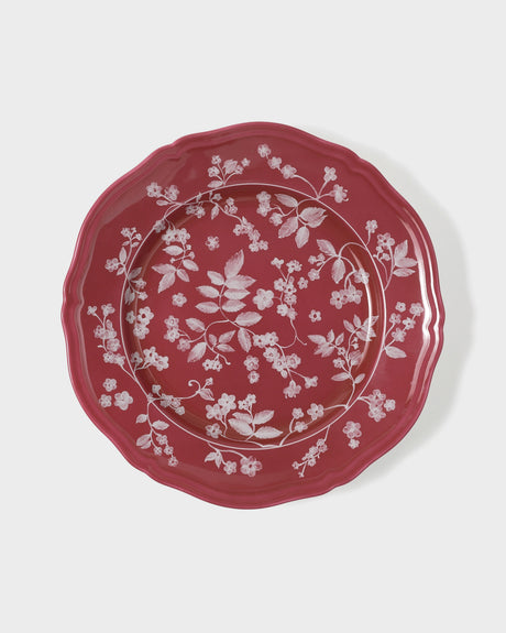 Floral Dinner Plate Magenta by Ginori 1735 – Cabana Magazine