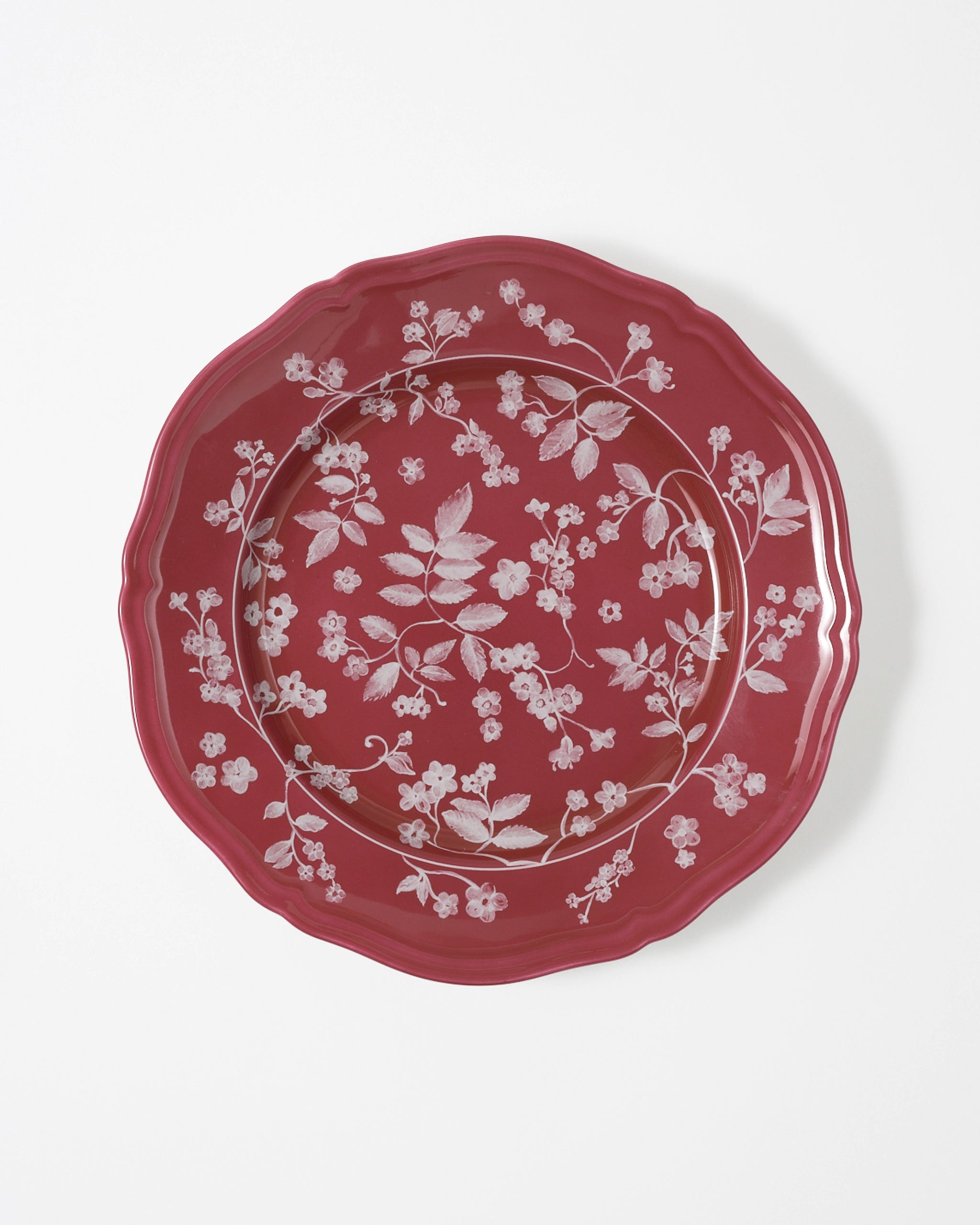 Floral Dinner Plate Magenta by Ginori 1735 – Cabana Magazine