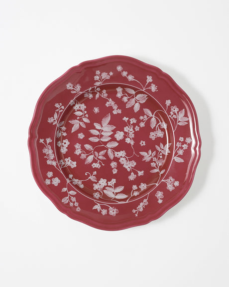 新品　Richard Ginori 波形皿 花柄 29cm Floral Dinner Plate Magenta by Ginori 1735 – Cabana Magazine