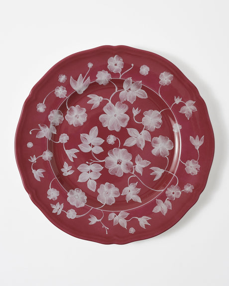 Floral Charger Magenta by Ginori 1735 – Cabana Magazine