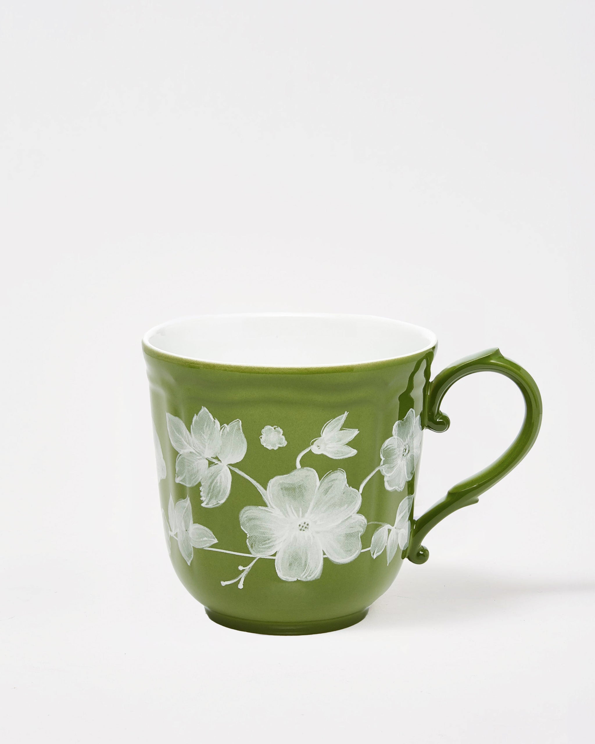 Ginori Floral Mug Green