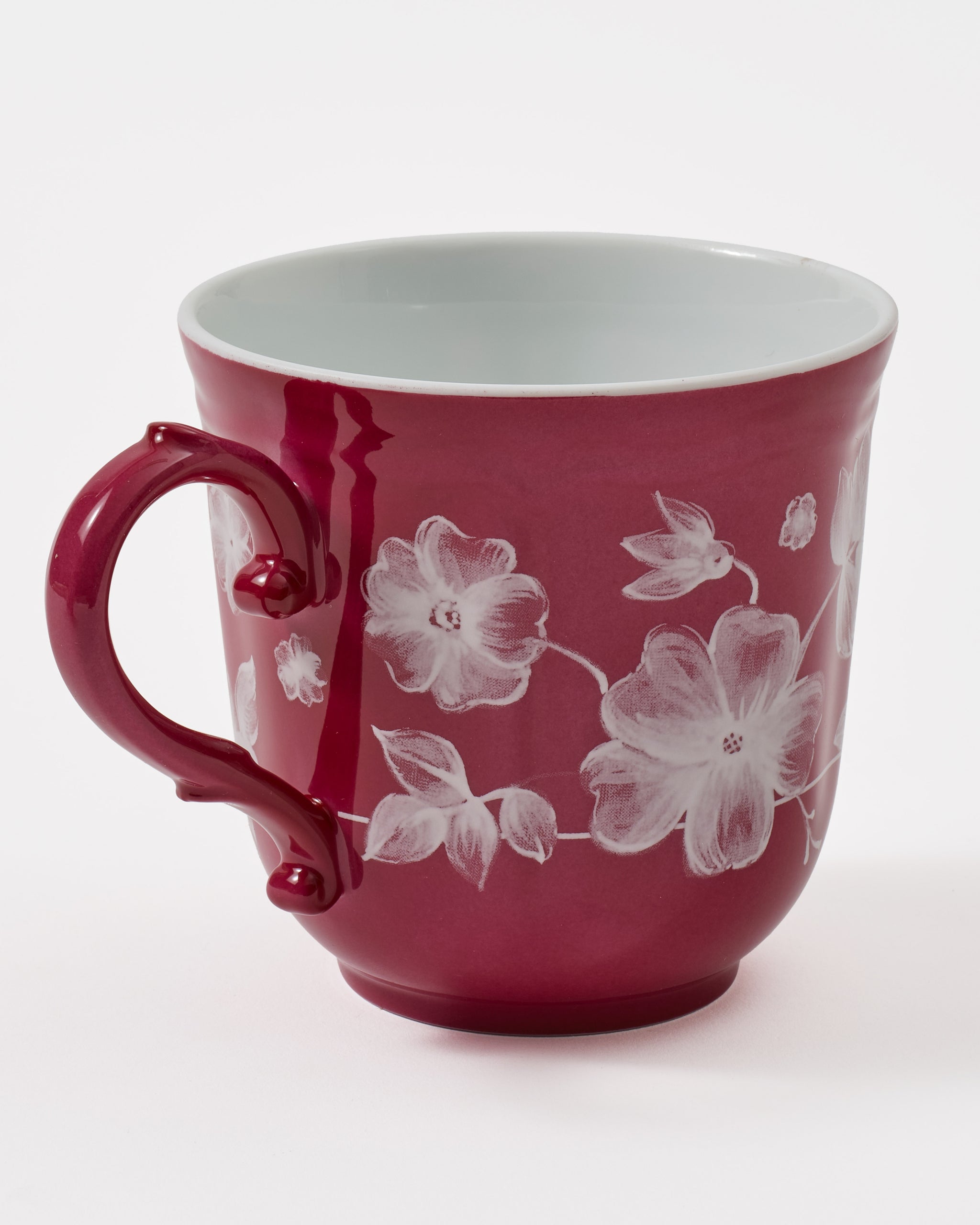 Floral Mug, Magenta (Set of 2) by Ginori 1735 – Cabana Magazine