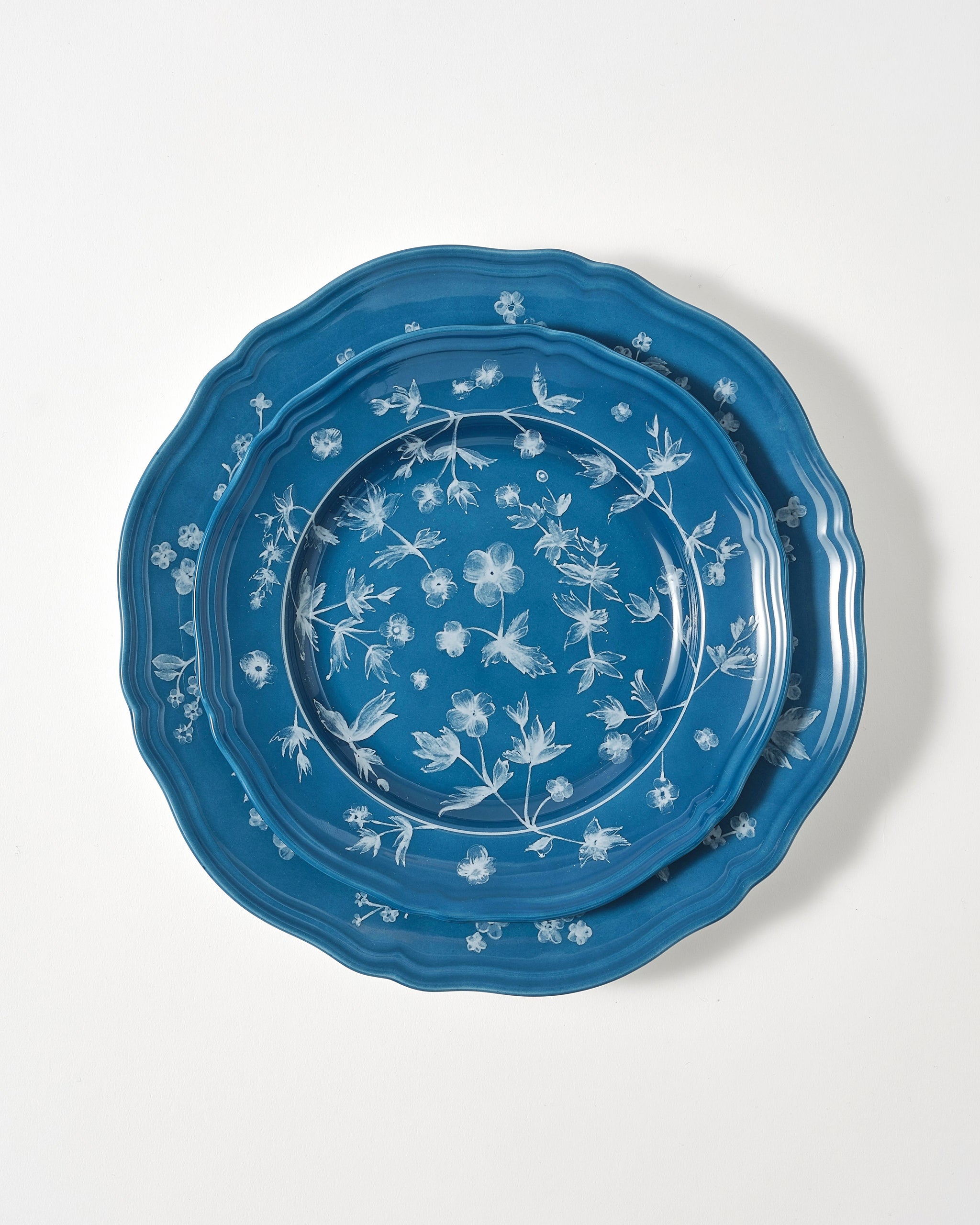 Richard Ginori イタリアン 花柄 角形プレート 5枚 C−2502 Richard Ginori イタリアン 花柄 角形プレート 5枚 C−2502