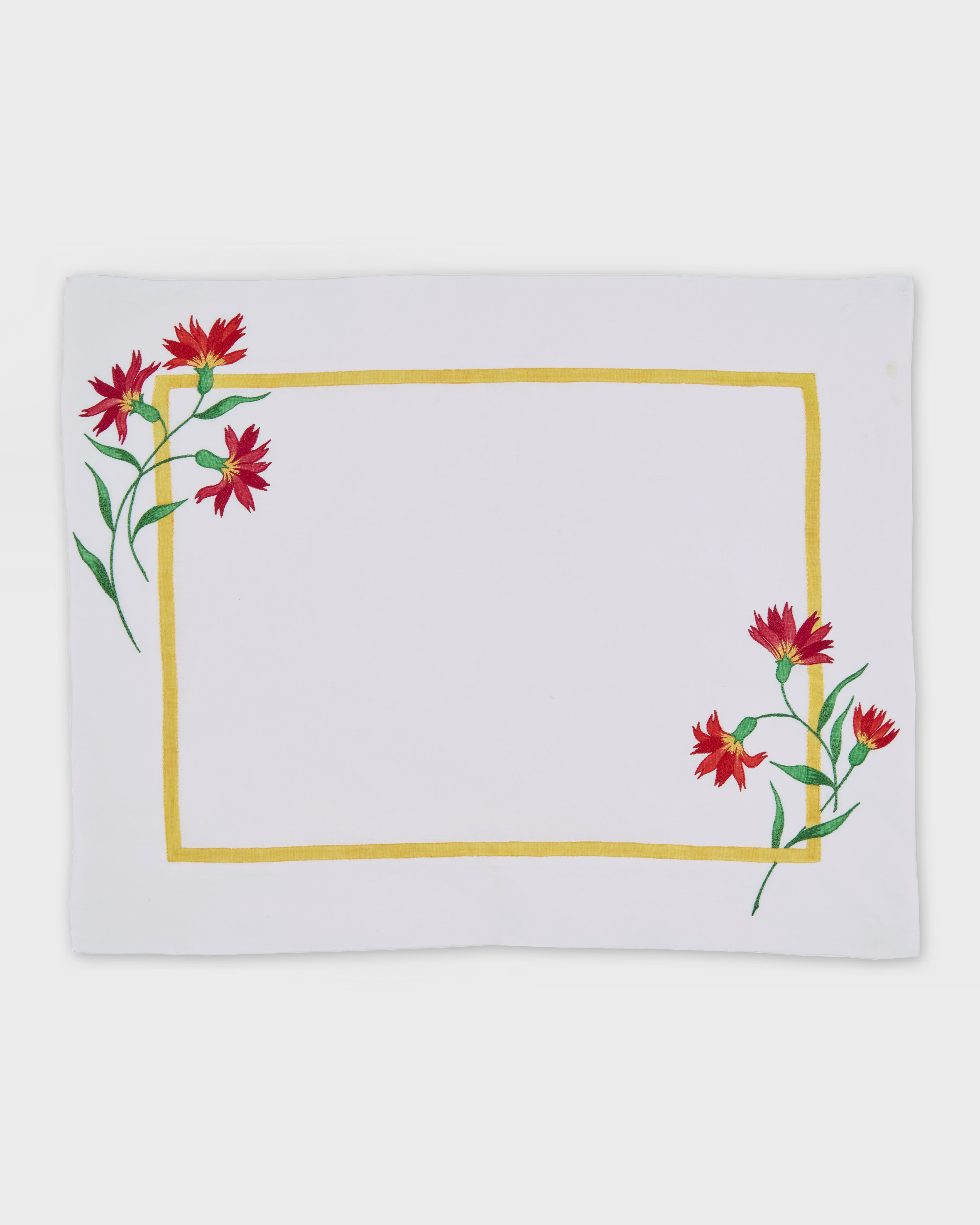 Maria Hand Embroidered Placemat Carolina Herrera x
