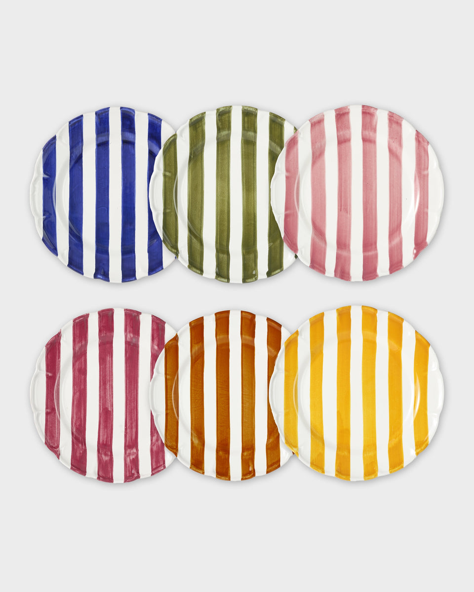 Righe Dinner Plates (Set of 6)