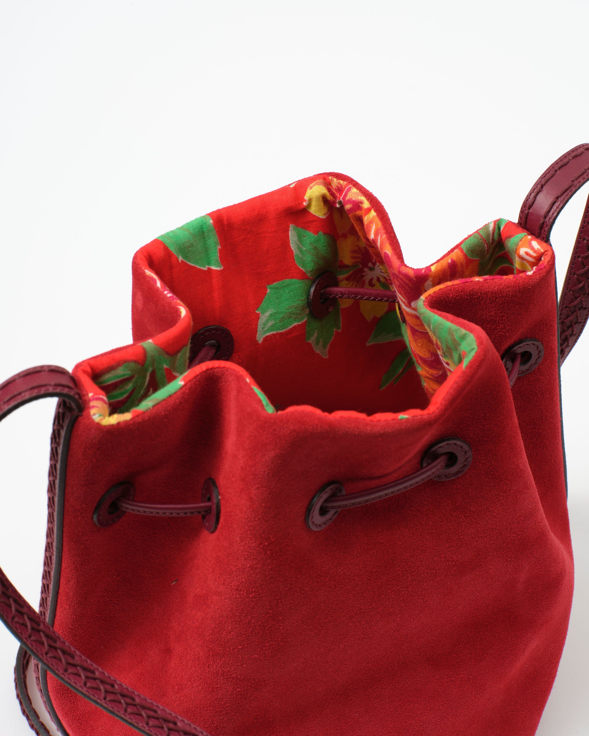 Limited Edition Iacobella x Cabana Suede Bag, Red – Cabana Magazine