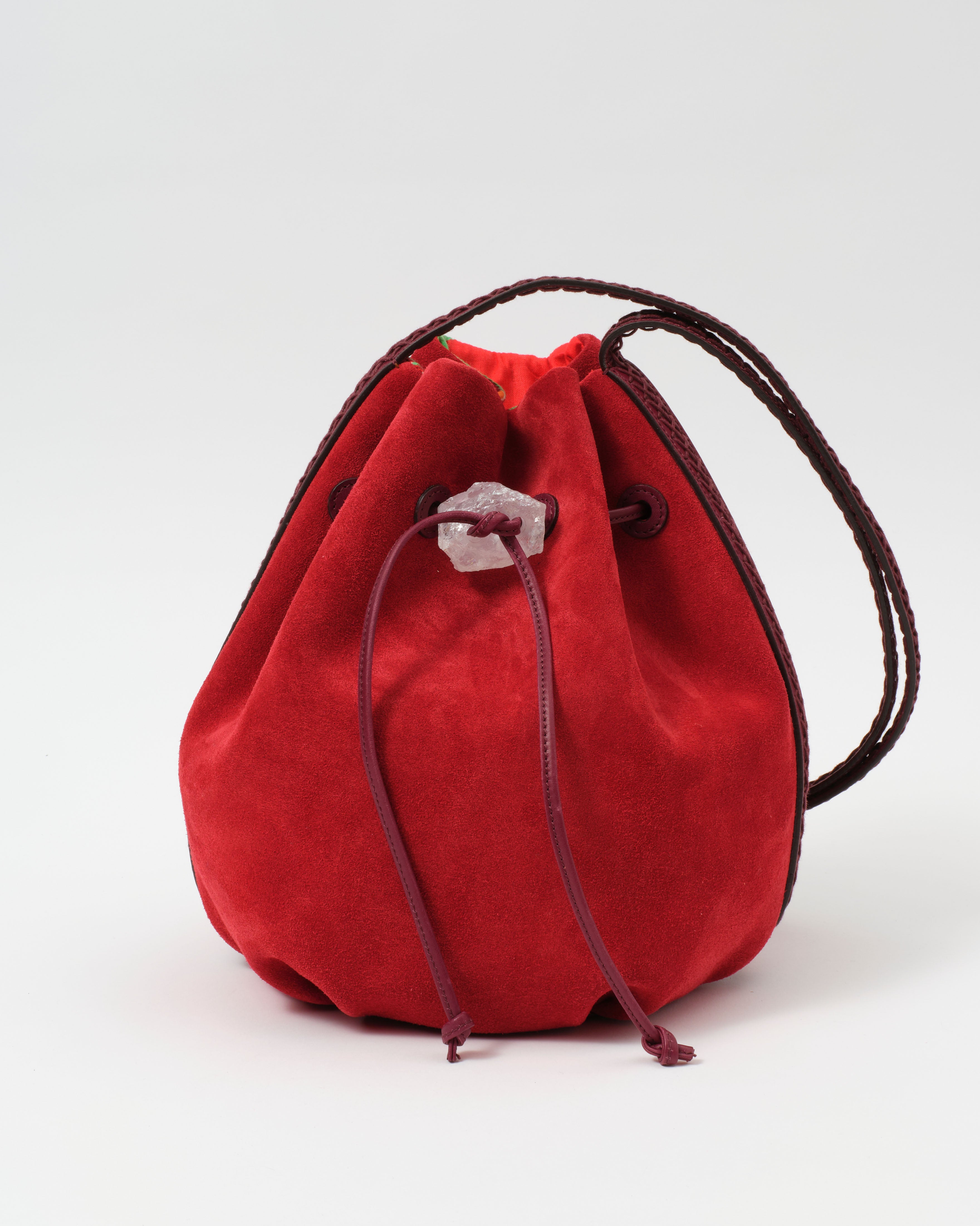 Limited Edition Iacobella x Cabana Suede Bag, Red – Cabana Magazine