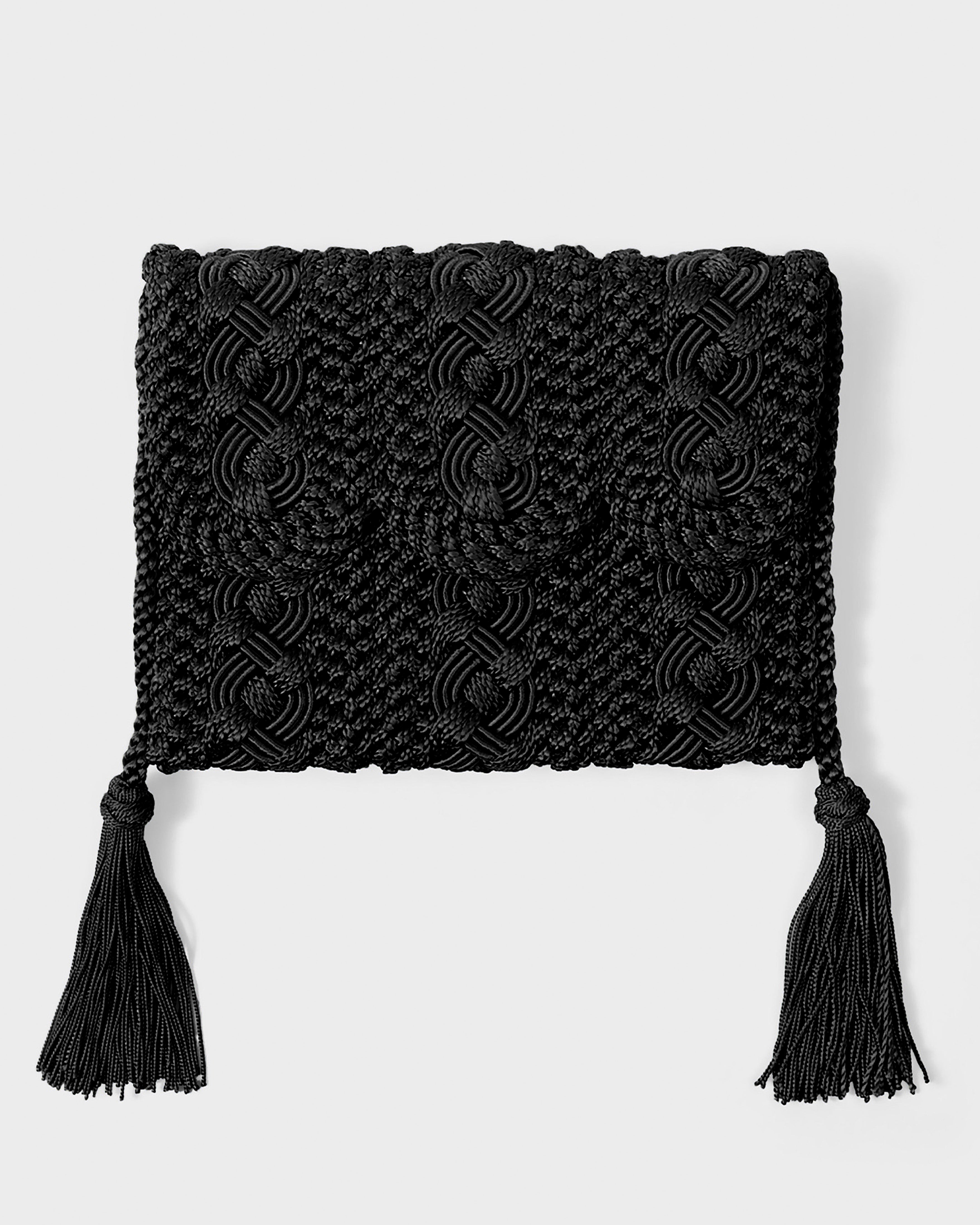 Majorelle Sabra Silk Braided Purse