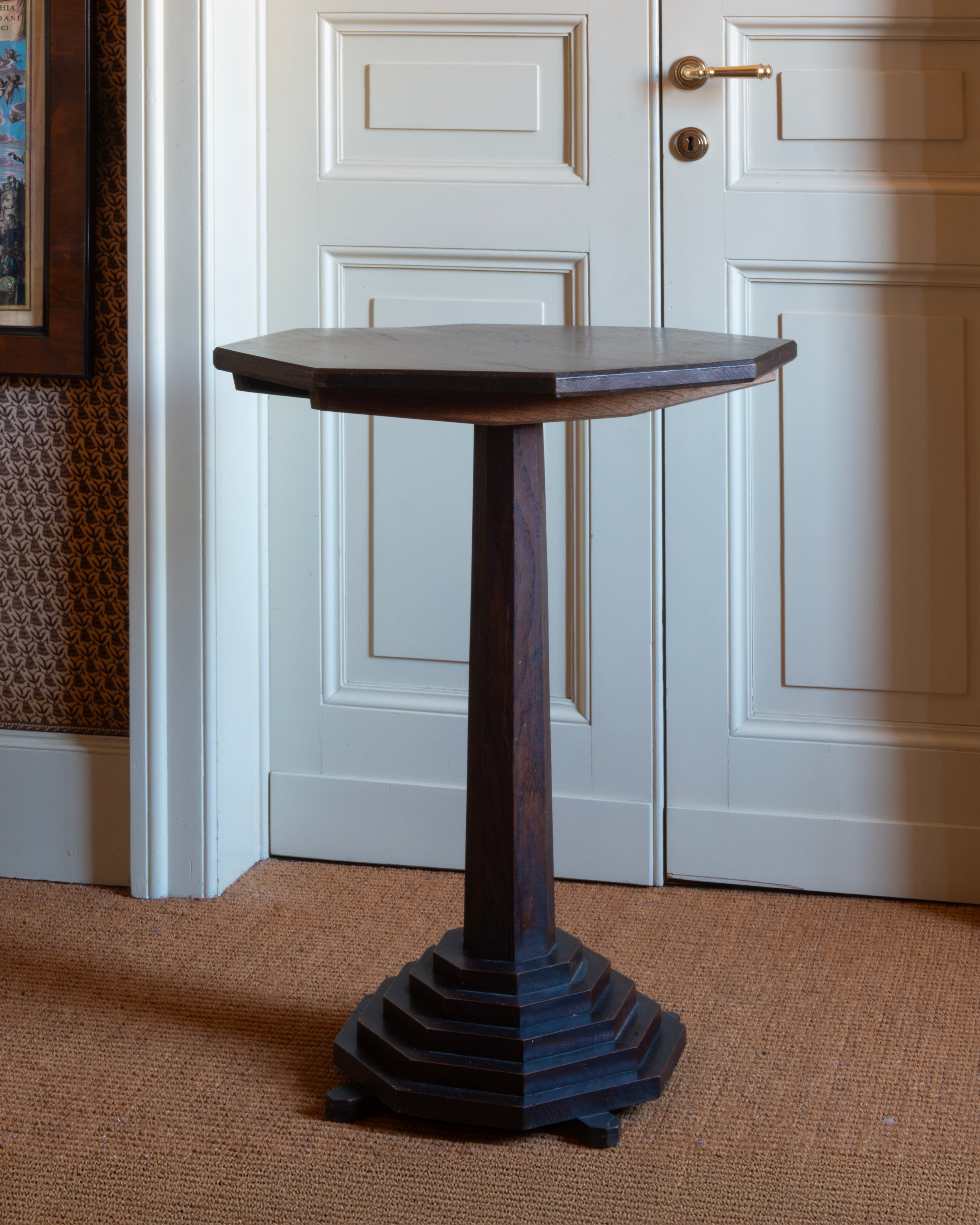 An Art Deco Stepped Pedestal Table 'Ziggurat'