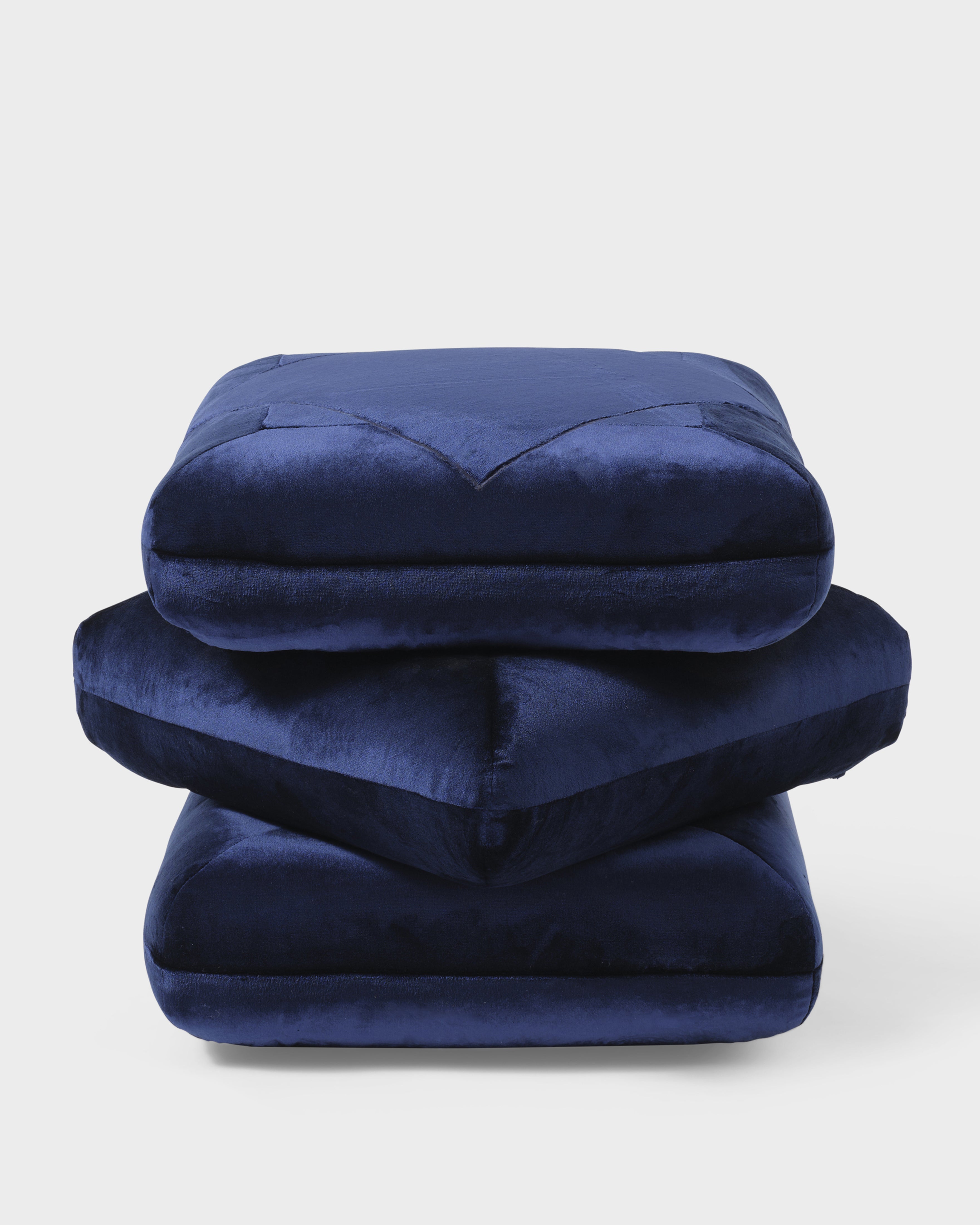 Velvet Pouf