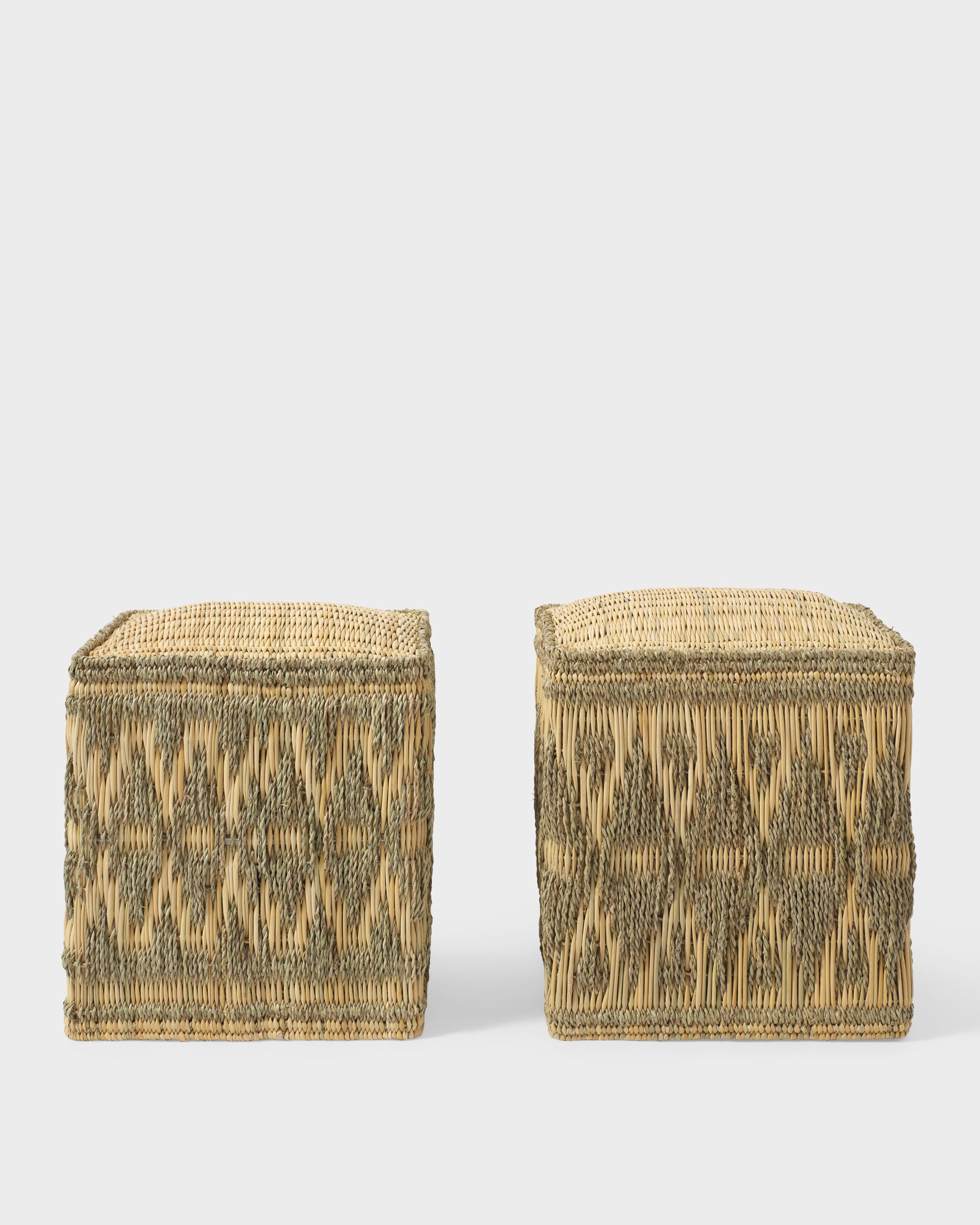 Wicker Stools Sage